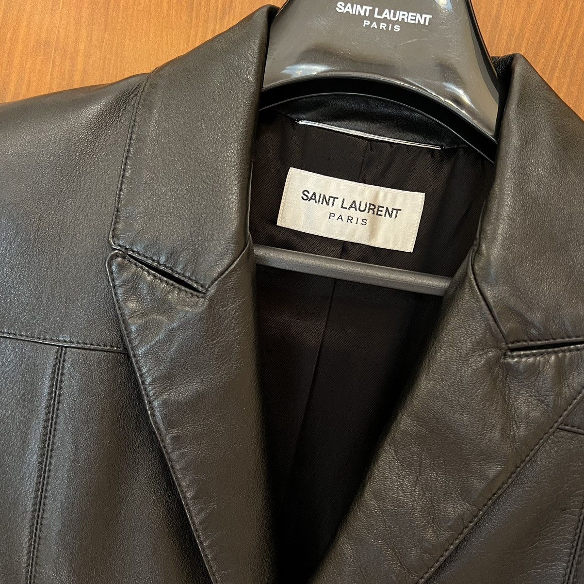 Saint Laurent Paris Saint Laurent Leather Coat in Medium Size US M / EU 48-50 / 2 - 4 Thumbnail