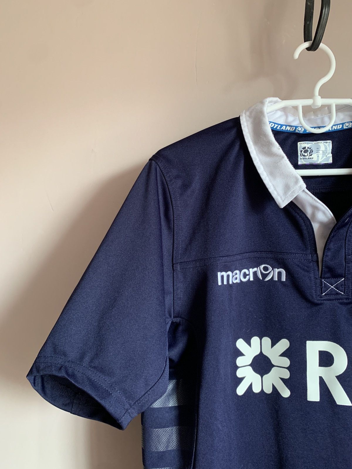 Macron Scotland Home Rugby Union Shirt Macron Jersey Size M Size US M / EU 48-50 / 2 - 3 Thumbnail