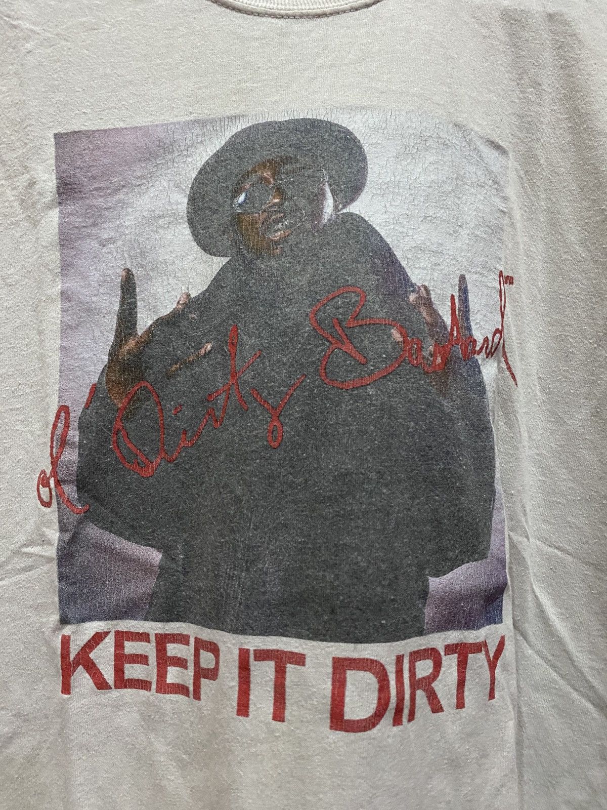 Rap Tees × Wu-Tang Clan Ol’ Dirty Bastard “Keep It Dirty” Graphic Tee Vintage Style Size US S / EU 44-46 / 1 - 4 Thumbnail