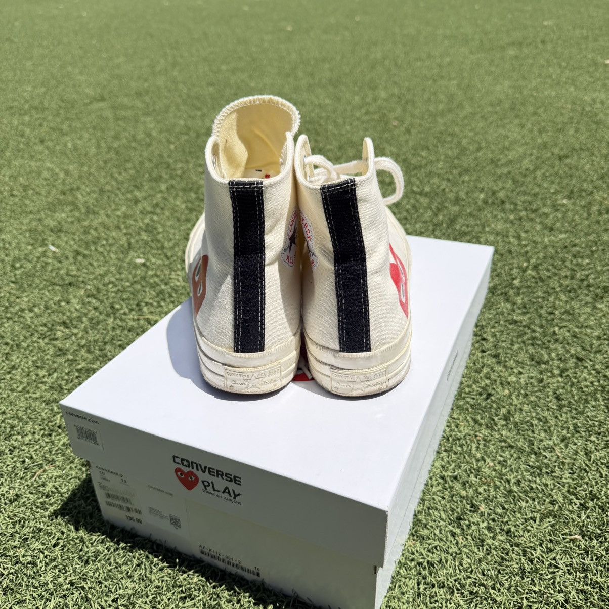 Comme des Garcons PLAY × Converse CDG Play Converse Chuck 70 Hi-Top Size US 10 / EU 43 - 4 Thumbnail