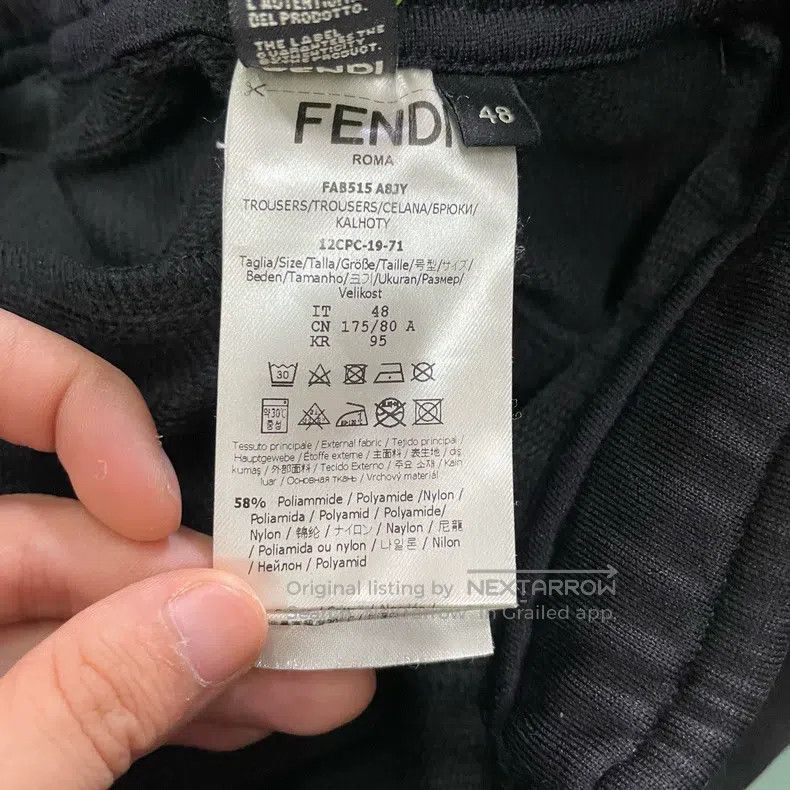 Fendi Fendi Letter Logo Embroidered Sweatpants Size US 32 / EU 48 - 5 Thumbnail