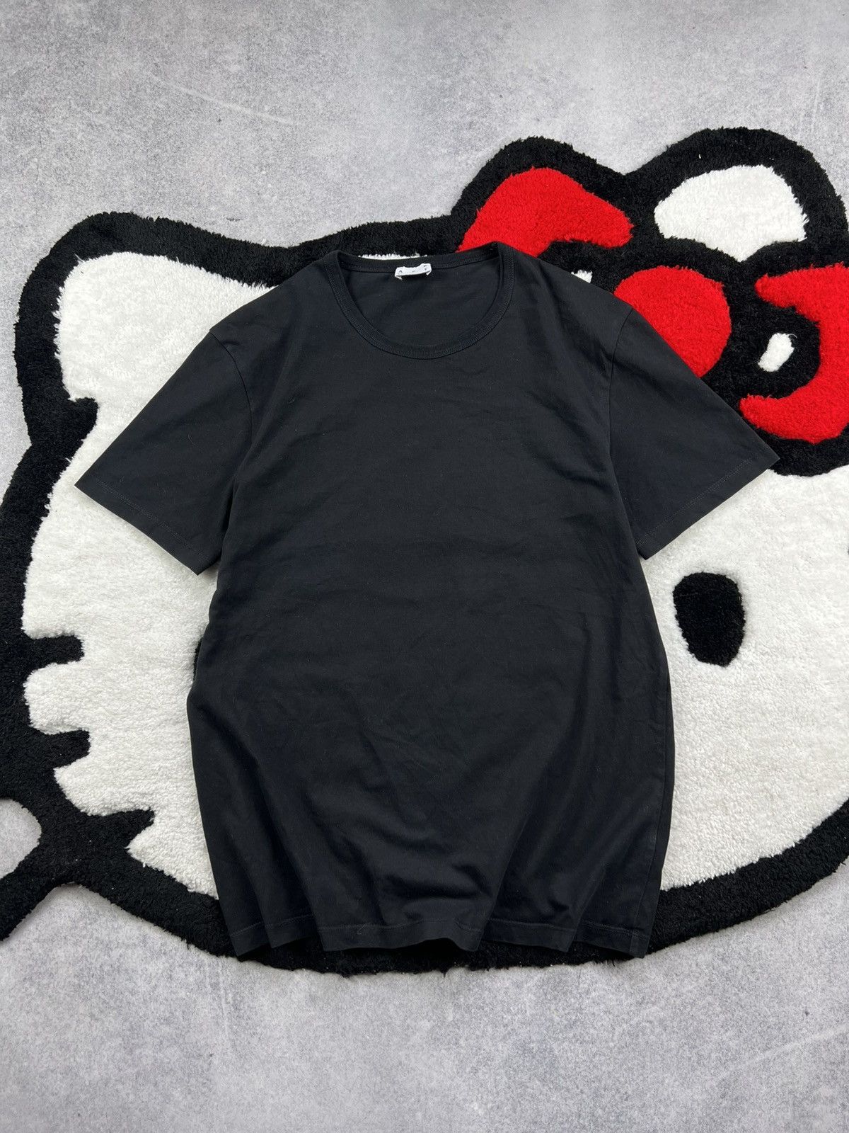 Asket Asket Basic Black Men’s Portugal Tee Shirt Size US M / EU 48-50 / 2 - 1 Thumbnail