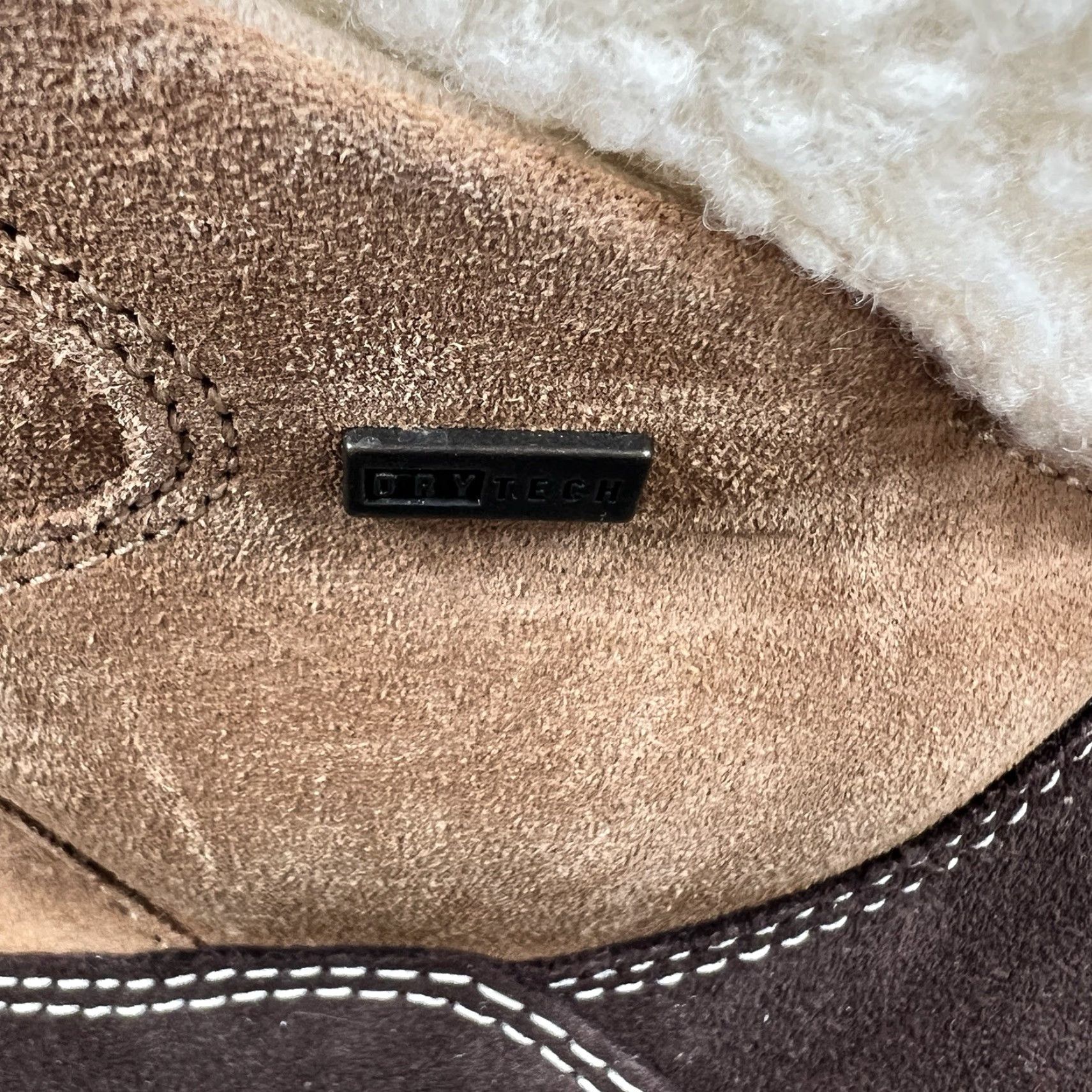 Ugg UGG Terretrail Cozy Lace Chestnut Size 11 Women Boots Ankle Waterproof Suede Fur Trim Lace Up Winter 11 Womens Size US 11 / IT 41 - 7 Thumbnail