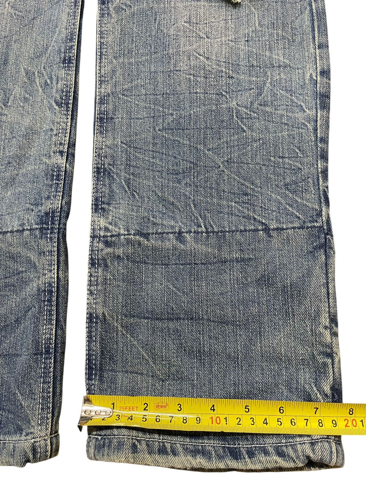 Kapital Vintage Japanese Brand Faded Wash Distressed Style Jeans Size US 30 / EU 46 - 16 Thumbnail