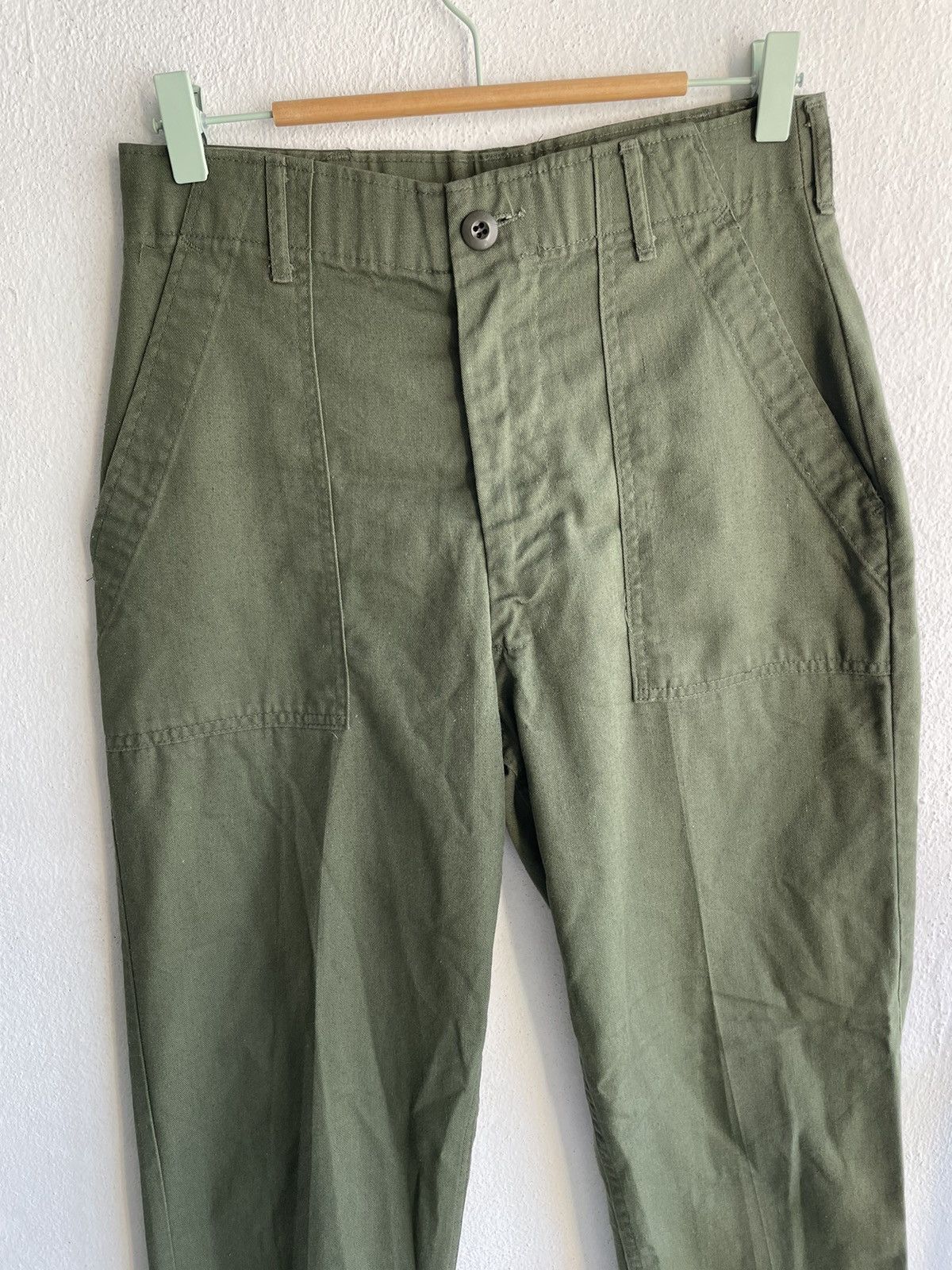 Orslow RIP🔥70s 0G 507 Vietnam Fatigue Trousers Pants Green 30X27 Size US 29 - 4 Thumbnail