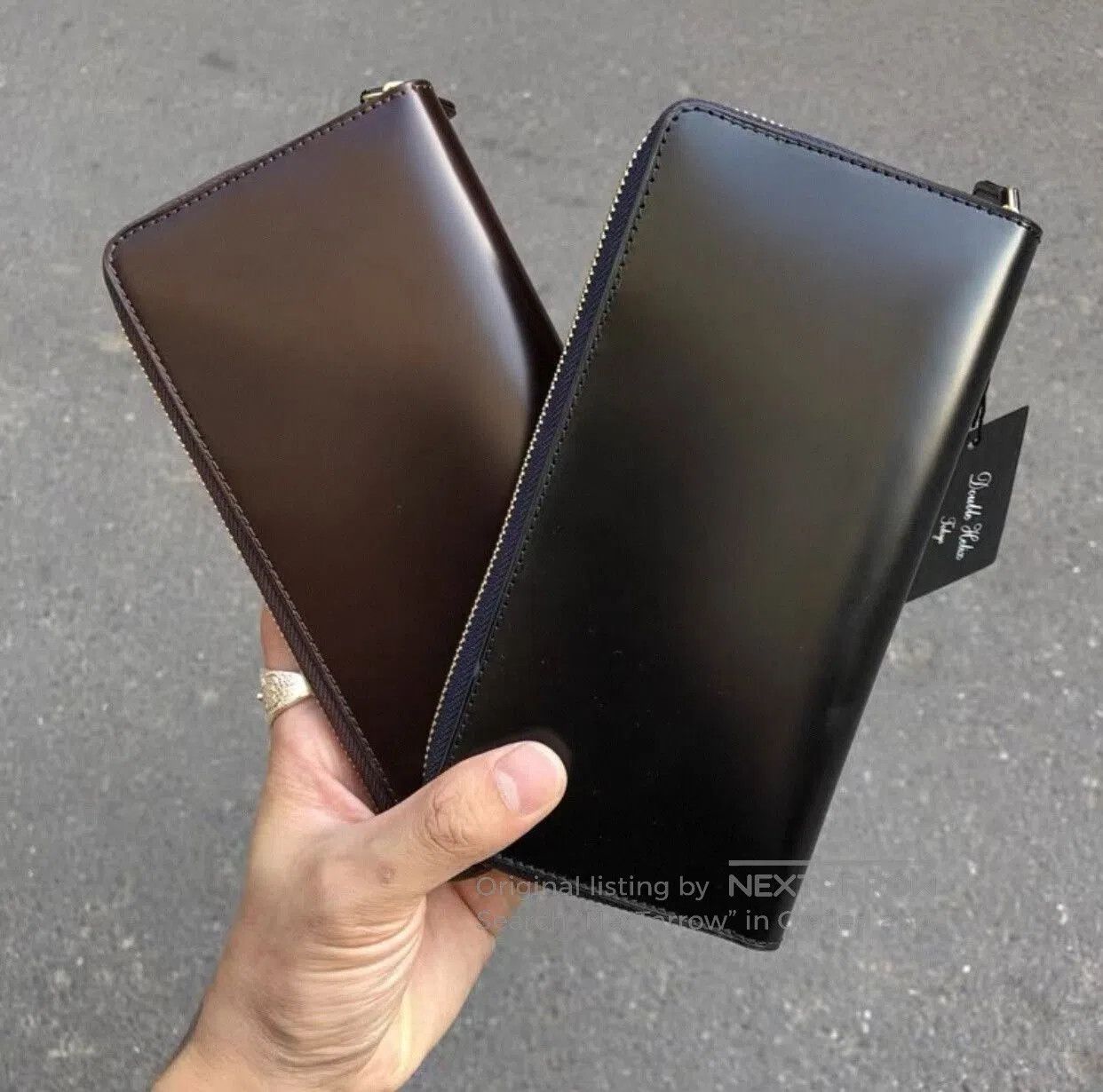 DOUBLE HELIX Double Helix Horsehide Vintage Long Wallet. Size ONE SIZE - 9 Thumbnail