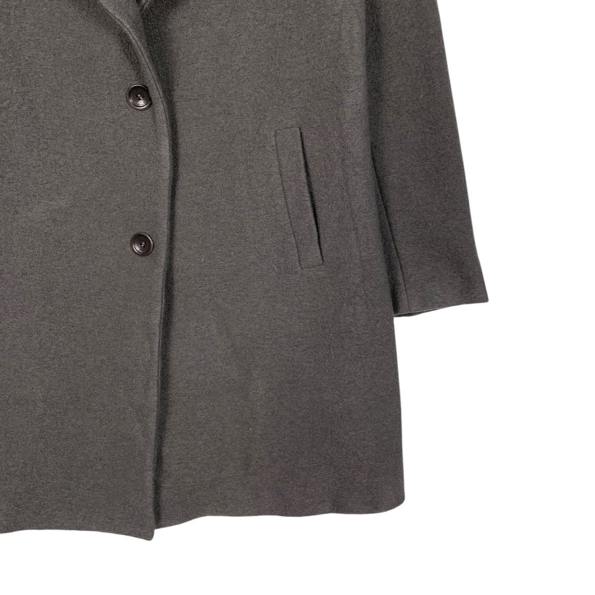 Japanese Brand 1970 SEVENTY Made in Bulgaria Wool Coat #1830-C79 Size M / US 6-8 / IT 42-44 - 4 Thumbnail