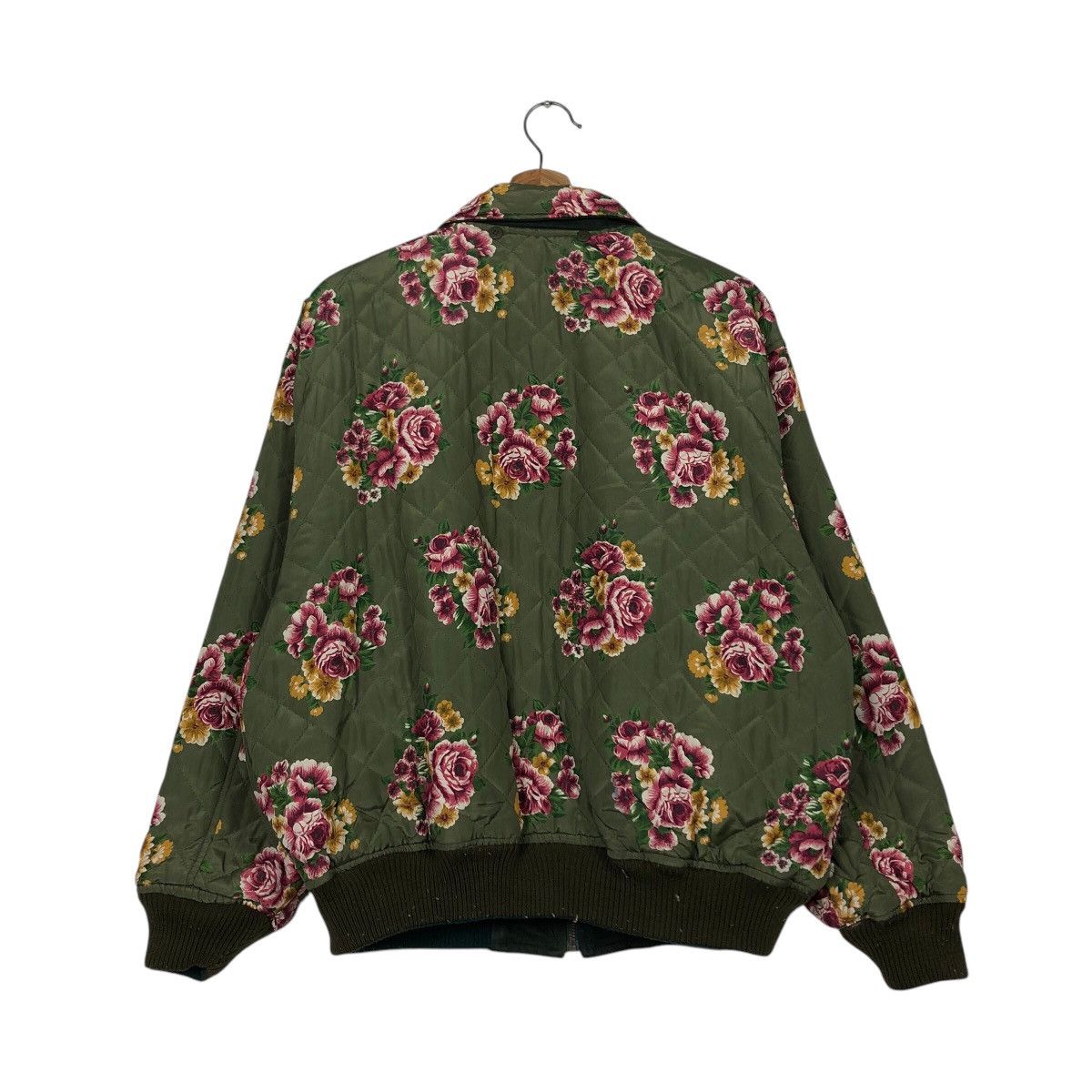 Japanese Brand × Vintage 📌Vintage Reversible Bomber Jacket Full Floral Issey Miyake Size US M / EU 48-50 / 2 - 3 Thumbnail