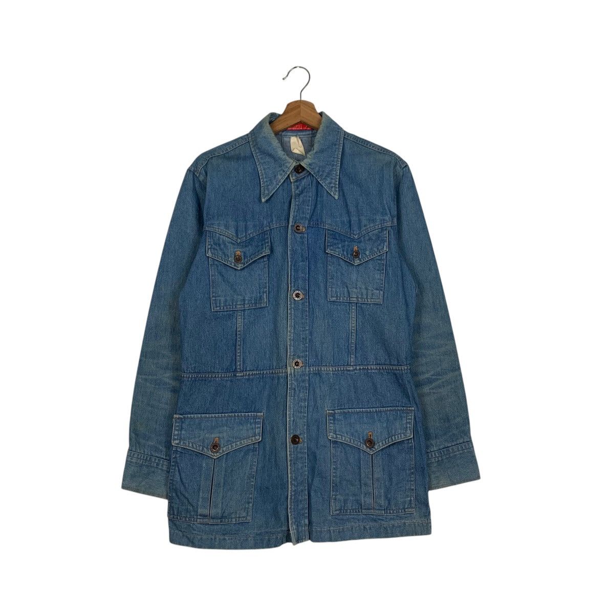 Vintage JACK SERIKA For Men Four Pocket Denim Jacket #1845-C80 Size US S / EU 44-46 / 1 - 1 Thumbnail