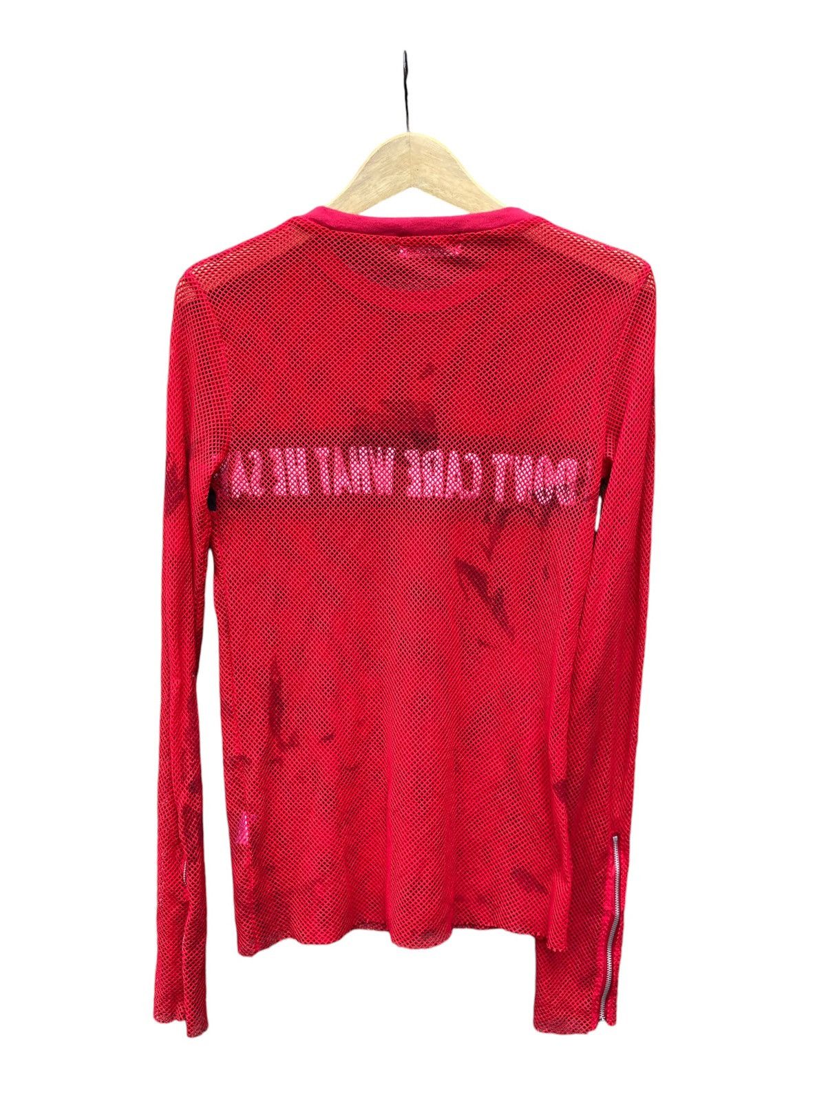 Hysteric Glamour 7% More Pink harajuku tokyo fashion fishnet longsleeve Size US M / EU 48-50 / 2 - 2 Thumbnail