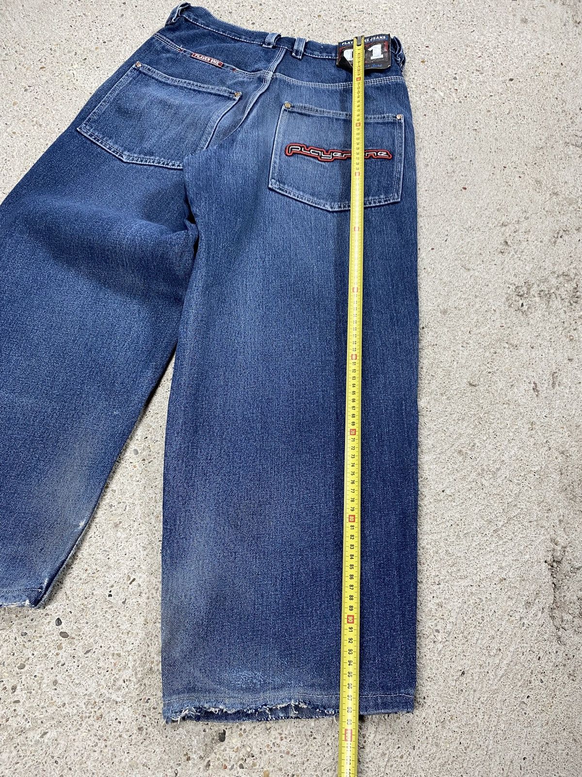 JNCO Vintage player one baggy jeans oversized rap wide leg Size US 30 / EU 46 - 14 Thumbnail