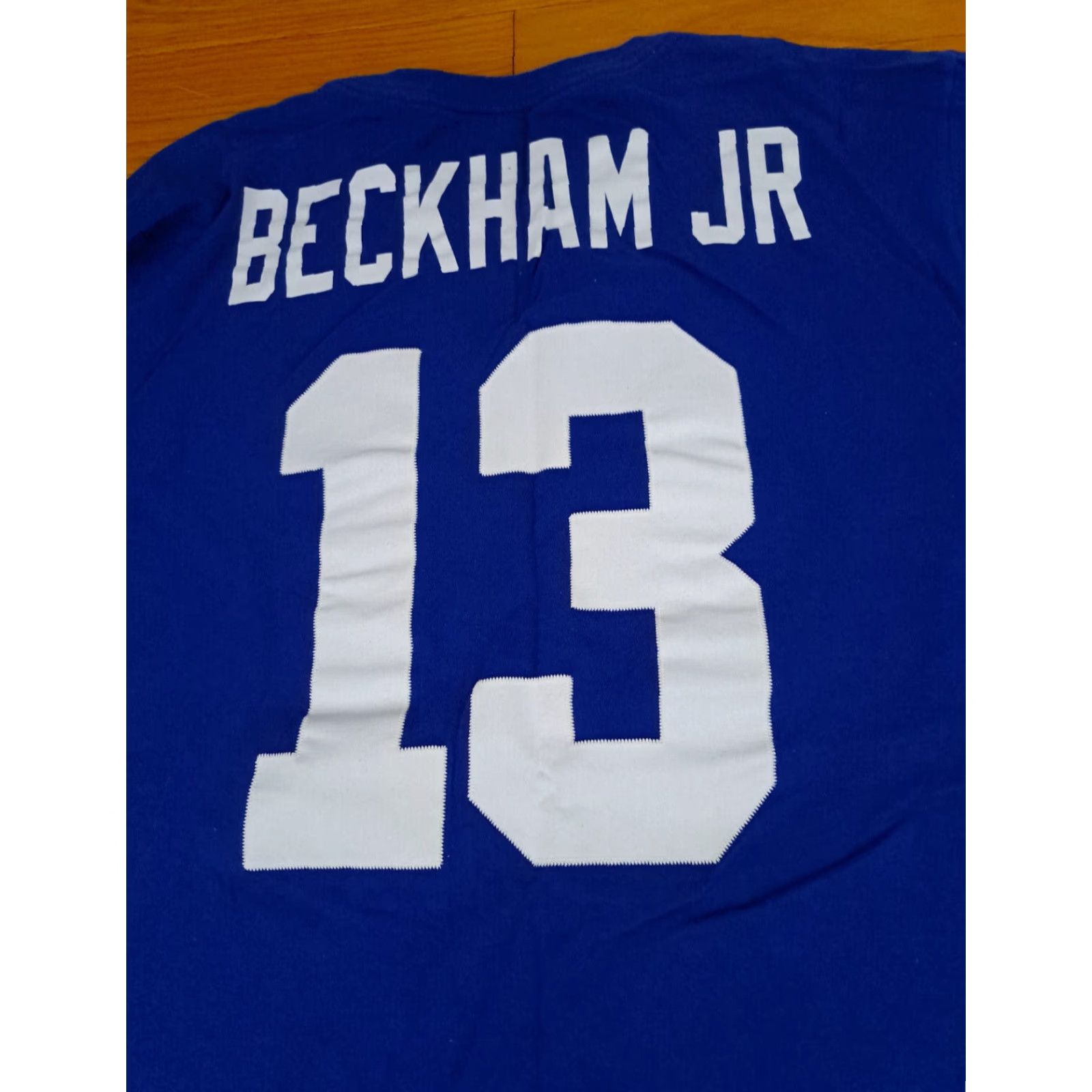 Nike Nike T-Shirt NY Giants Odell Beckham JR XXL Blue Sports Unisex Adults Short Sleeve Tee Mens Womens 2XL Blue Nike Shirt Size US XXL / EU 58 / 5 - 5 Thumbnail