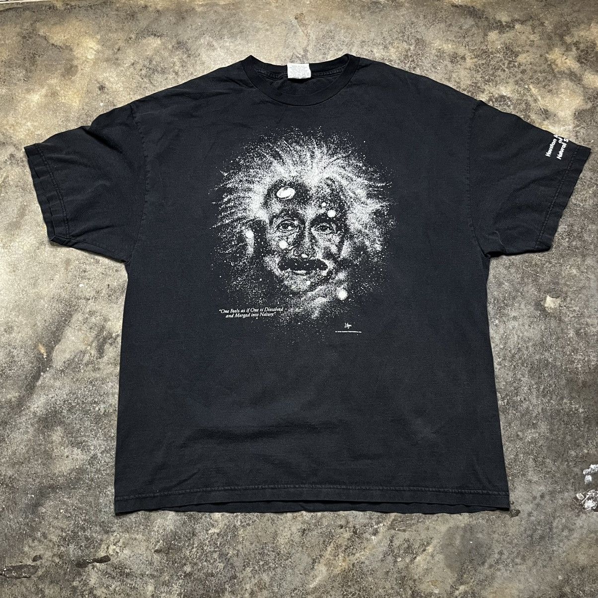 Vintage vintage Albert Einstein Justin Bieber baggy T-shirt Size US XXL / EU 58 / 5 - 1 Thumbnail