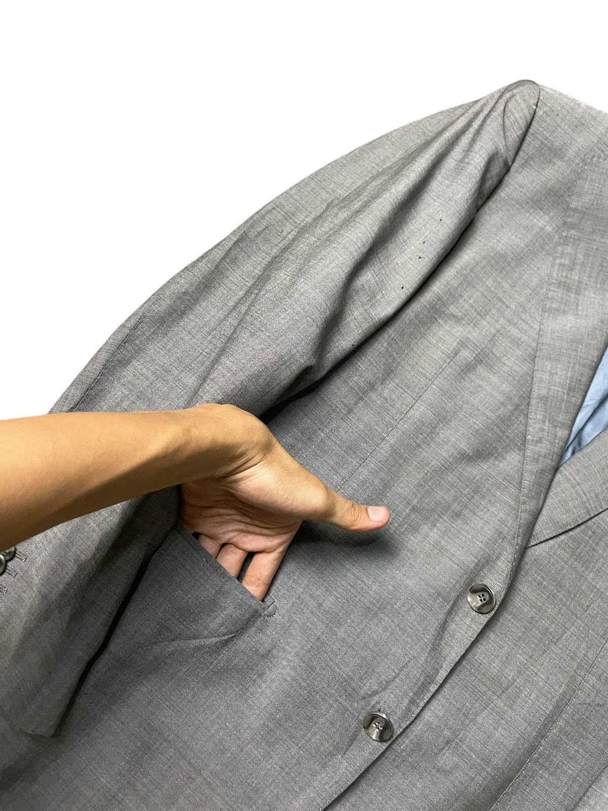 Japanese Brand × Suitsupply × Vintage GUABELLO x SUIT SUPPLY Light Blazer (88) Size US XXS / EU 40 - 5 Thumbnail