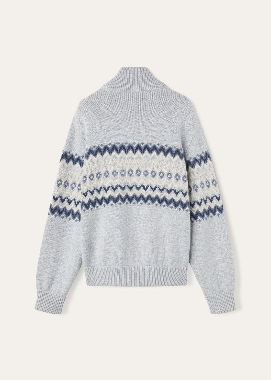 Loro Piana o1w1db10825 FAO6313 Alpe Pile Bomber Sweater in Light Blue Size XS / US 0-2 / IT 36-38 - 6 Thumbnail