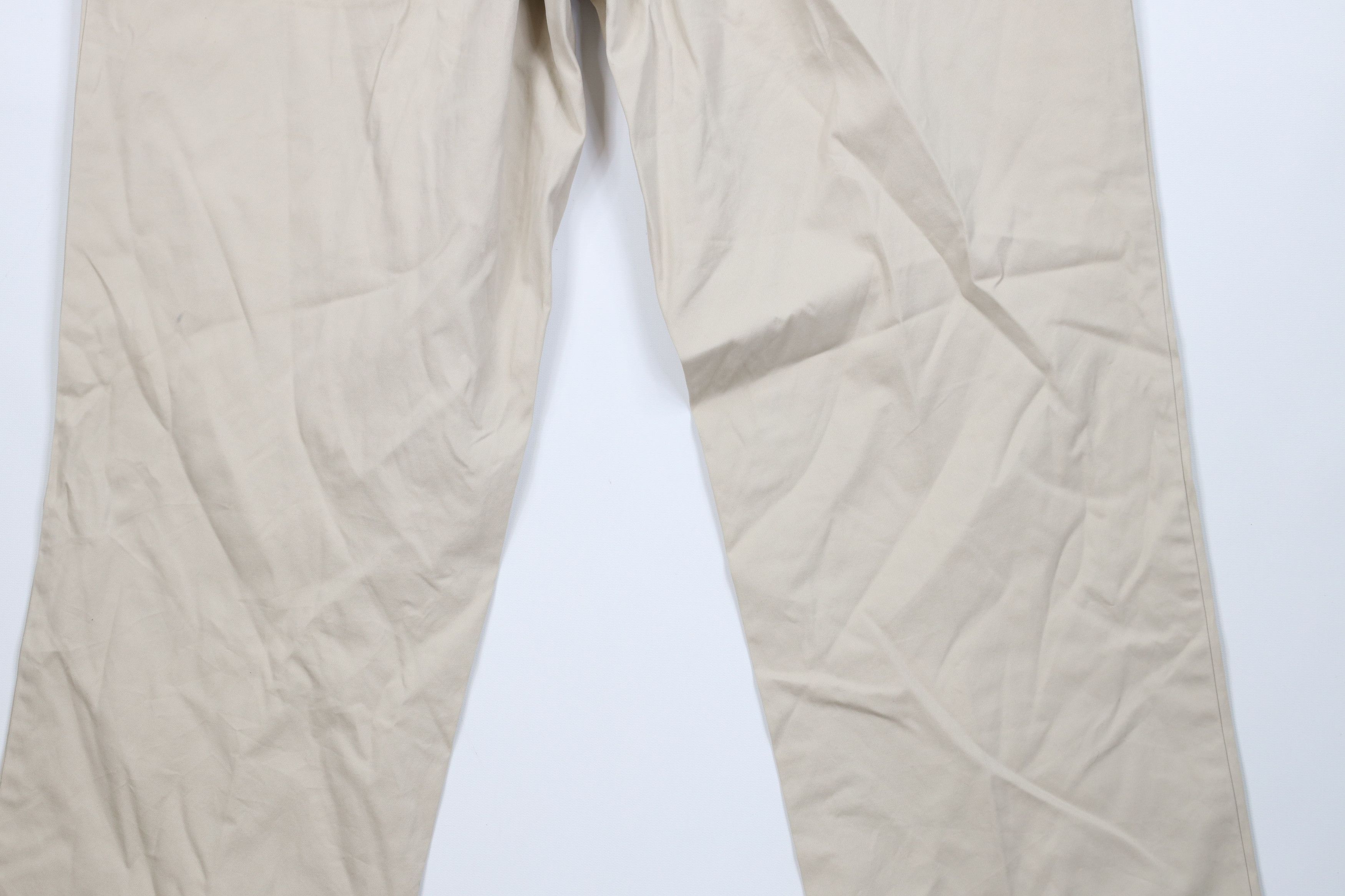 Ralph Lauren Vintage 90s Ralph Lauren Chino Pants Beige Khaki Cotton Size US 36 / EU 52 - 9 Thumbnail
