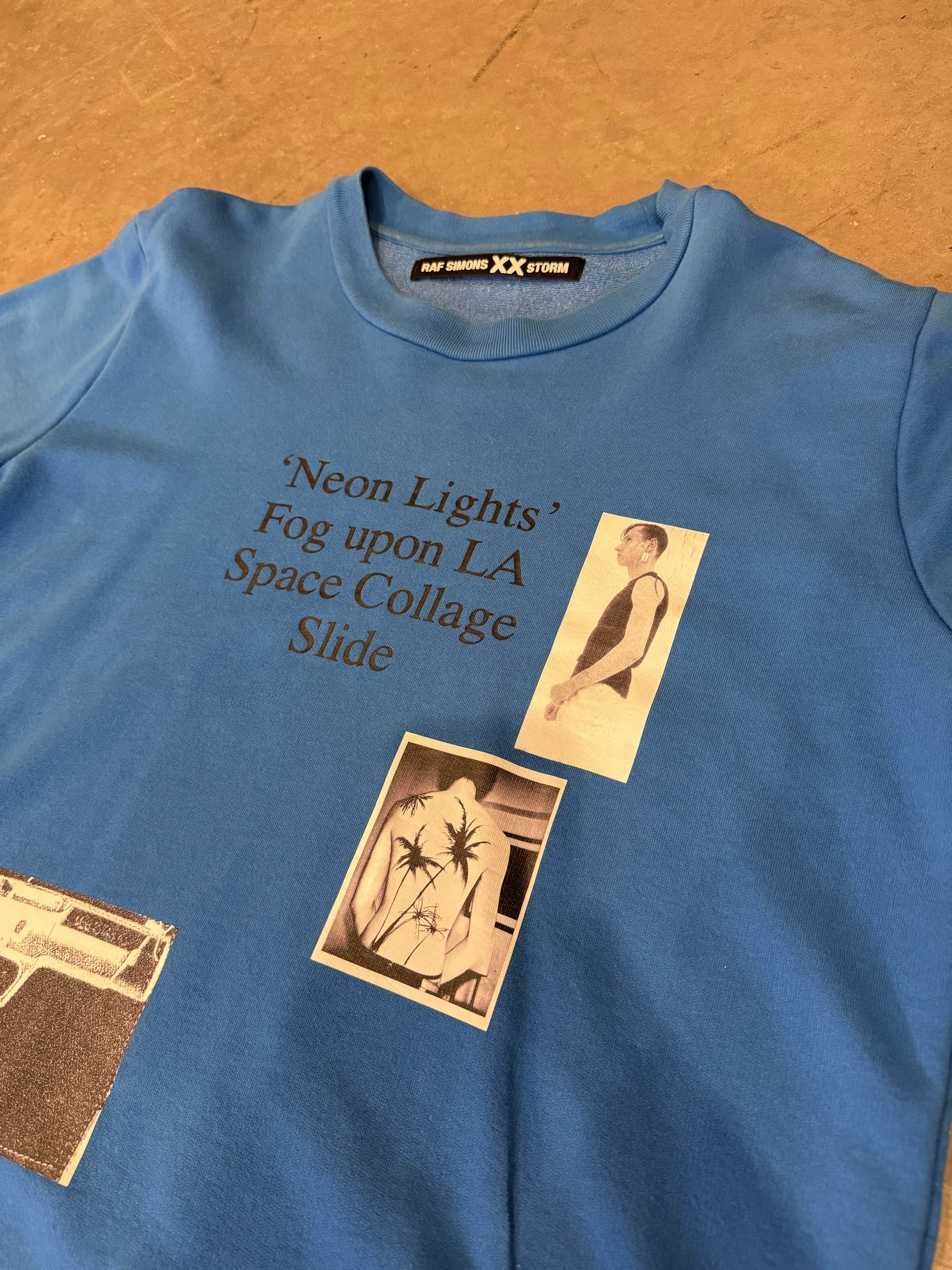 Raf Simons Raf Simons XX Storm Blue Crewneck Size US XL / EU 56 / 4 - 2 Thumbnail