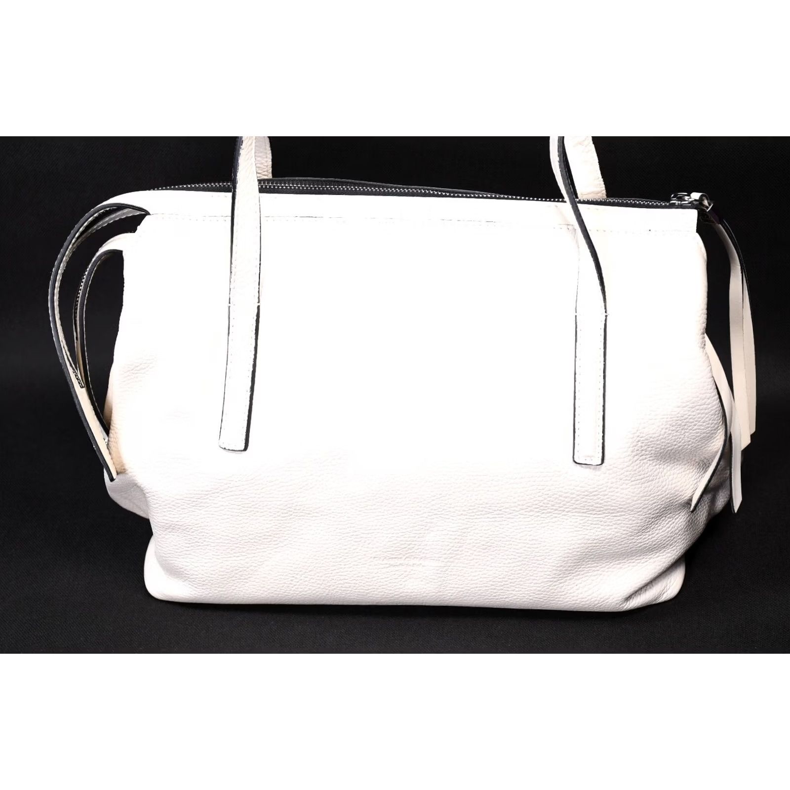 Gianni Chiarini GIANNI CHIARINI Ivory Leather Shoulder Bag Ladies Large Ivory Shoulder Bag Size ONE SIZE - 3 Thumbnail