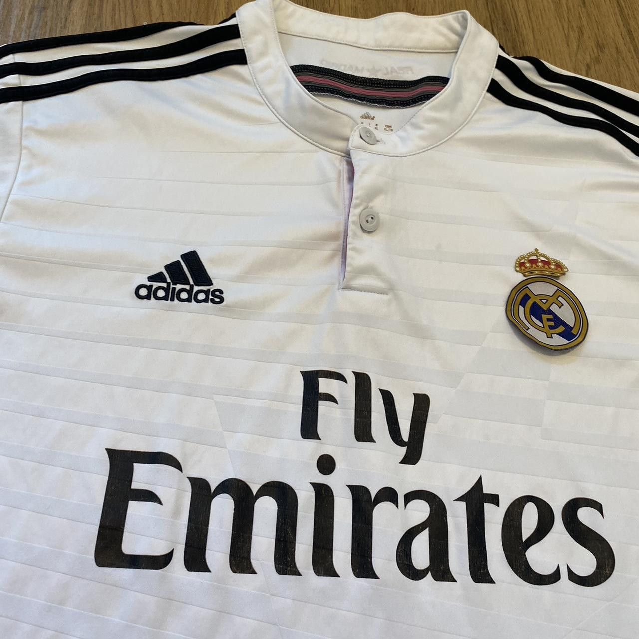 Adidas 2015-16 Real Madrid Adidas Fly Emirates Shirt Size US XL / EU 56 / 4 - 3 Thumbnail