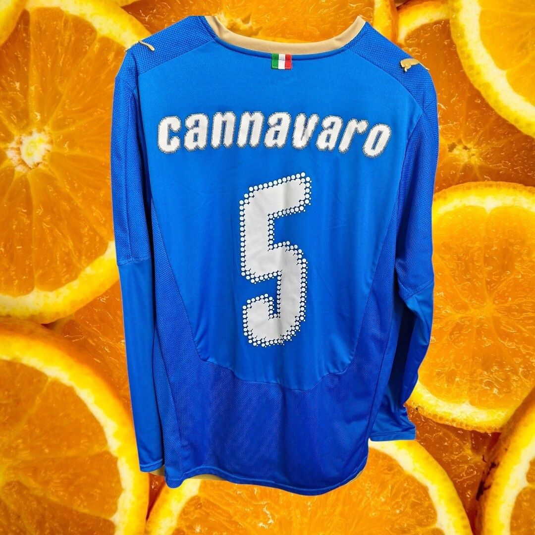 Puma Puma Italy Soccer Jersey Long Sleeve Number 5 Football Shirt Size US XL / EU 56 / 4 - 4 Thumbnail