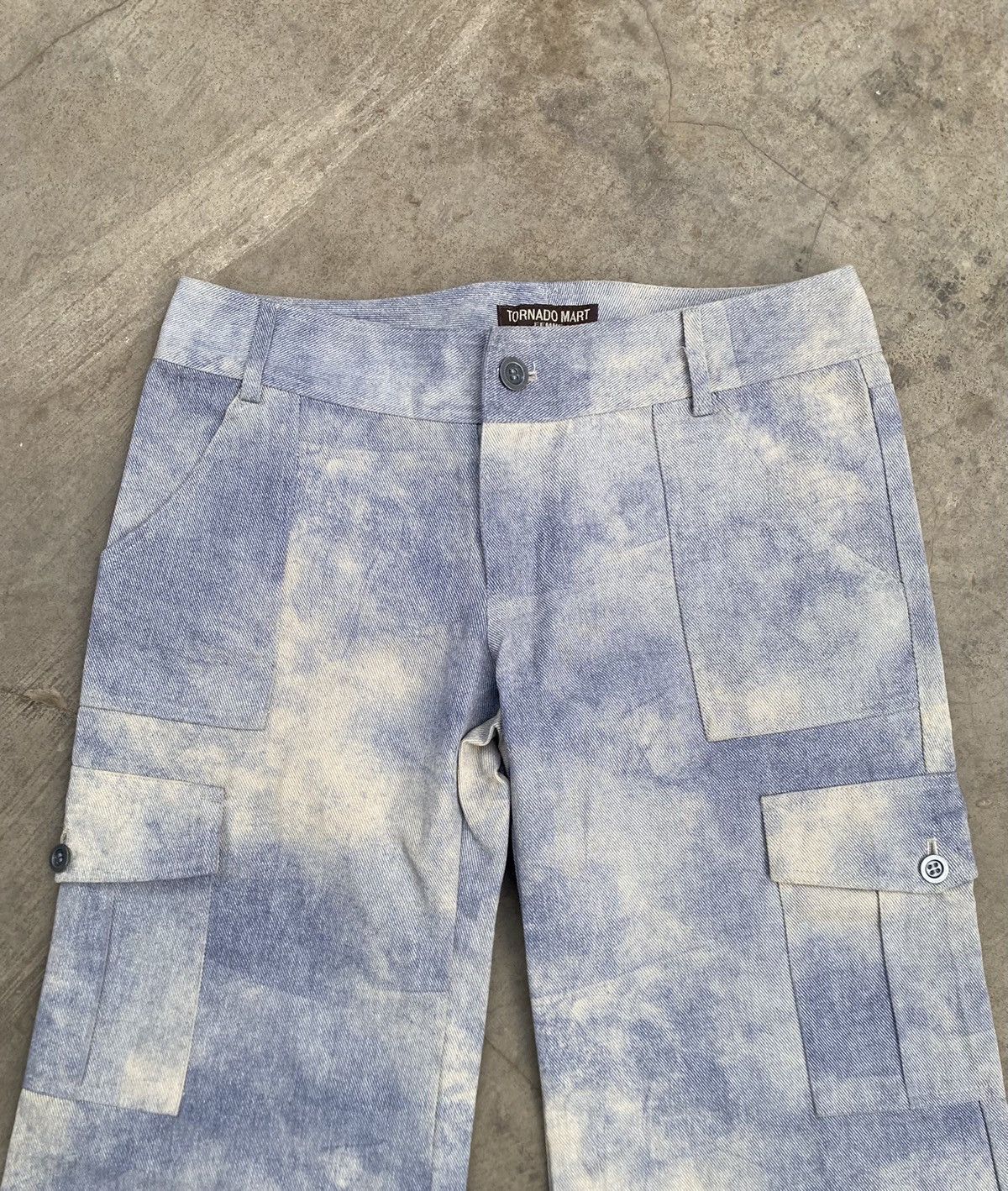 Tornado Mart Tornado Mart Tie Dye Cargo Pants Size US 32 / EU 48 - 1 Thumbnail