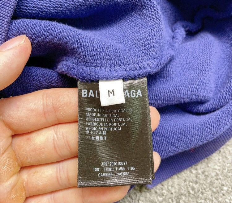 Balenciaga Balenciaga chest print hooded sweatshirt2412-Nextarrow Size US M / EU 48-50 / 2 - 5 Thumbnail