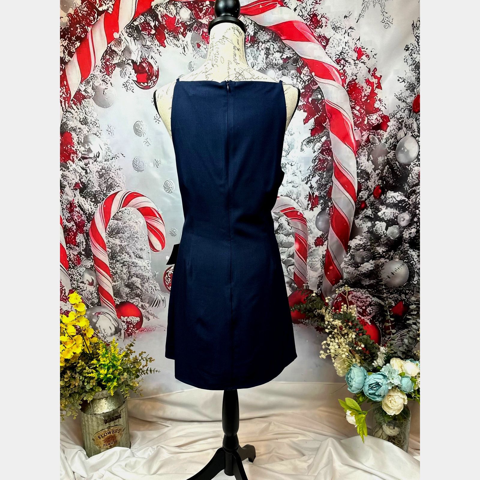 Other Lulu's Chic Ease Sleeveless Apron Mini Dress Navy Blue XL Size XL / US 12-14 / IT 48-50 - 17 Thumbnail