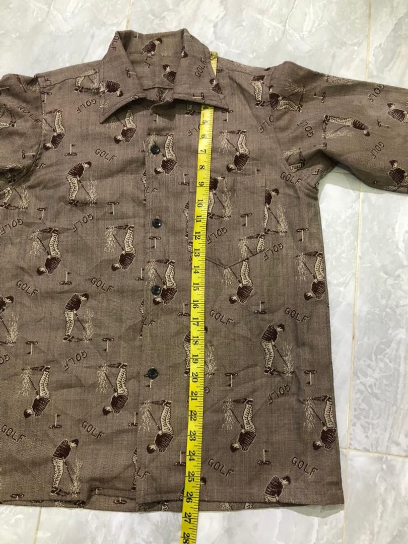 Vintage Vintage All Over Print Golf button-ups shirt Size US S / EU 44-46 / 1 - 10 Thumbnail