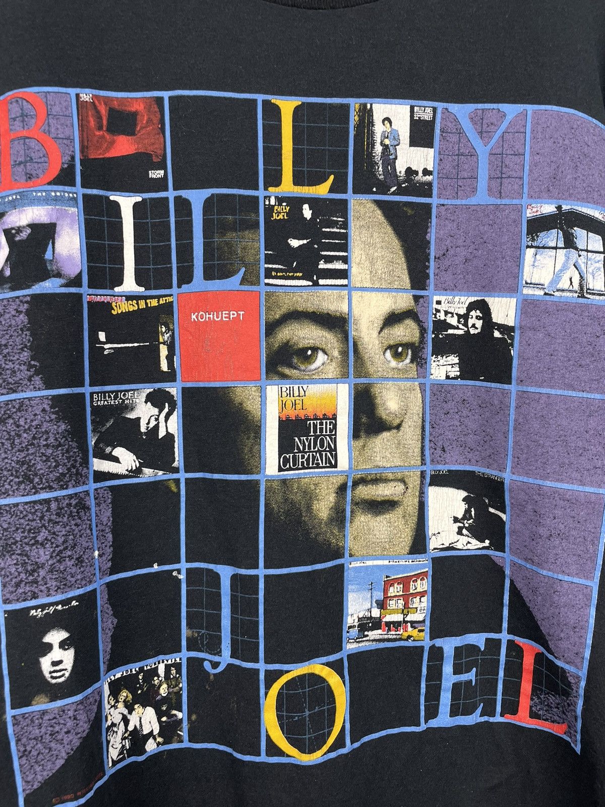 Band Tees Vintage 80s Billy Joel 89-90 tour t shirt Size US XL / EU 56 / 4 - 5 Thumbnail