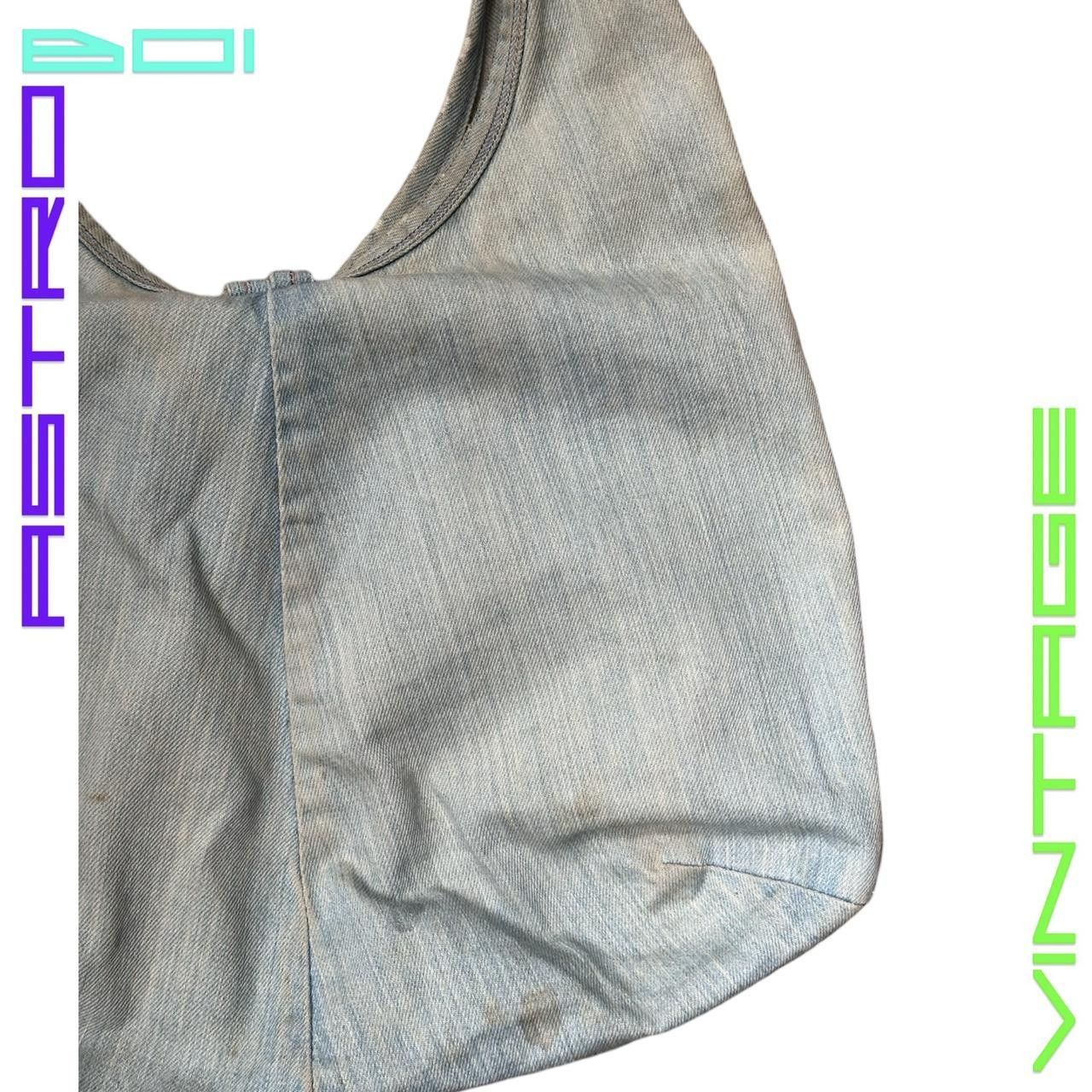 Other VINTAGE Y2K FADED BLUE DENIM CROSS BODY HOBO SHOULDER BAG Size ONE SIZE - 7 Thumbnail