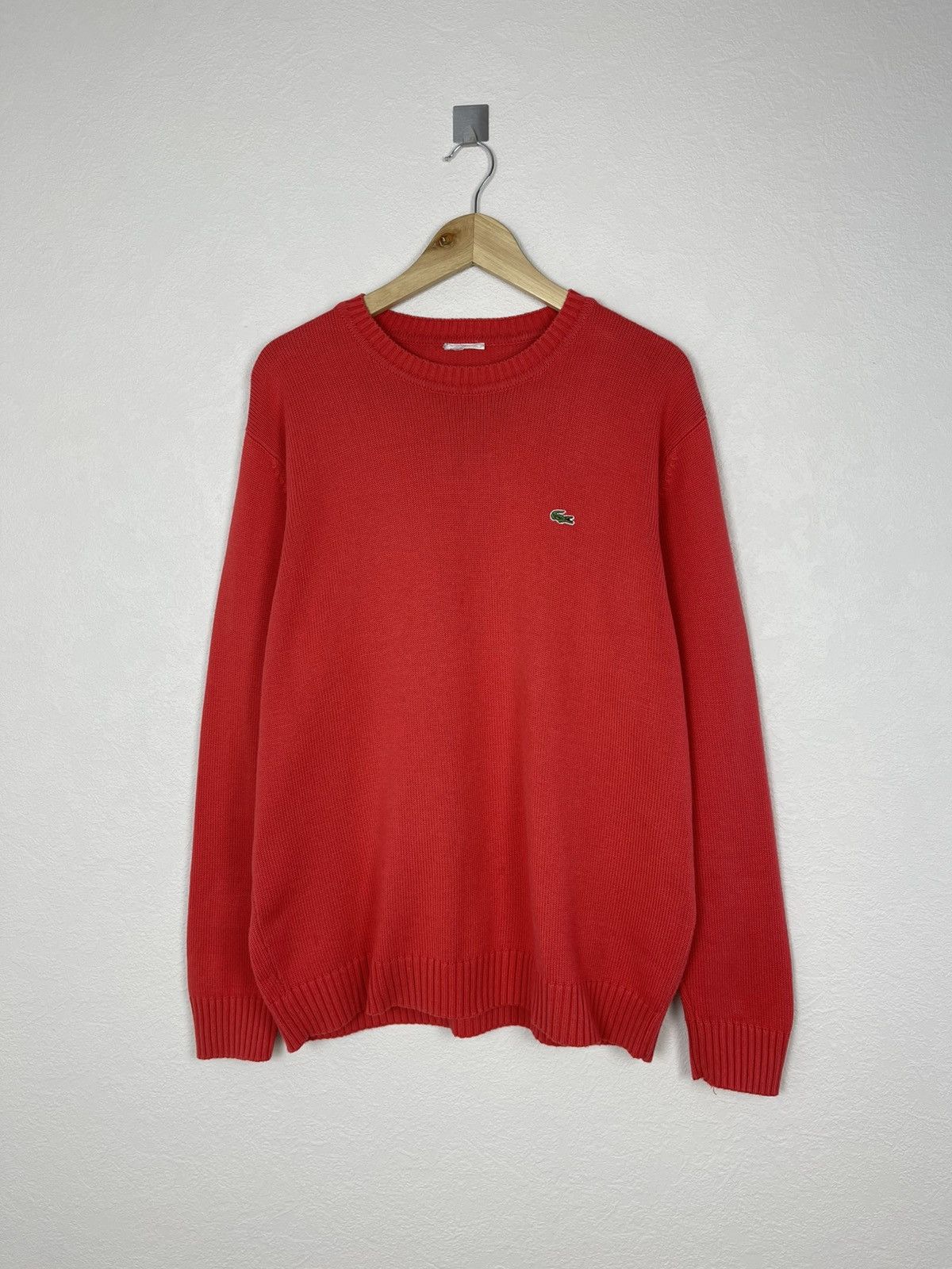 Lacoste × Vintage Vintage Y2k Lacoste Knitwear Sweater Size US XL / EU 56 / 4 - 1 Thumbnail