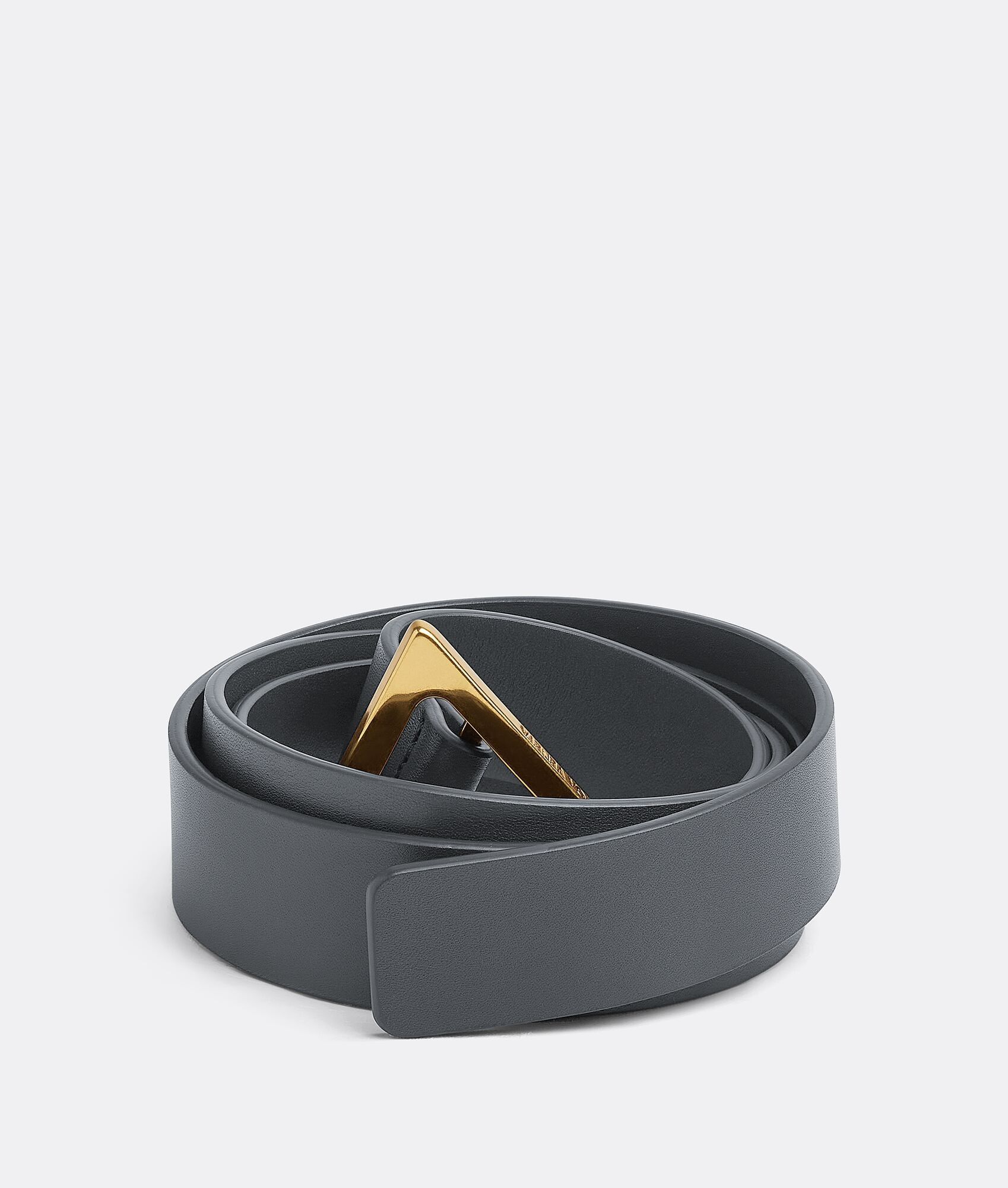 Bottega Veneta o1n1vont0425 Size: 85 / Triangle Belt in Slate Grey Size ONE SIZE - 2 Thumbnail