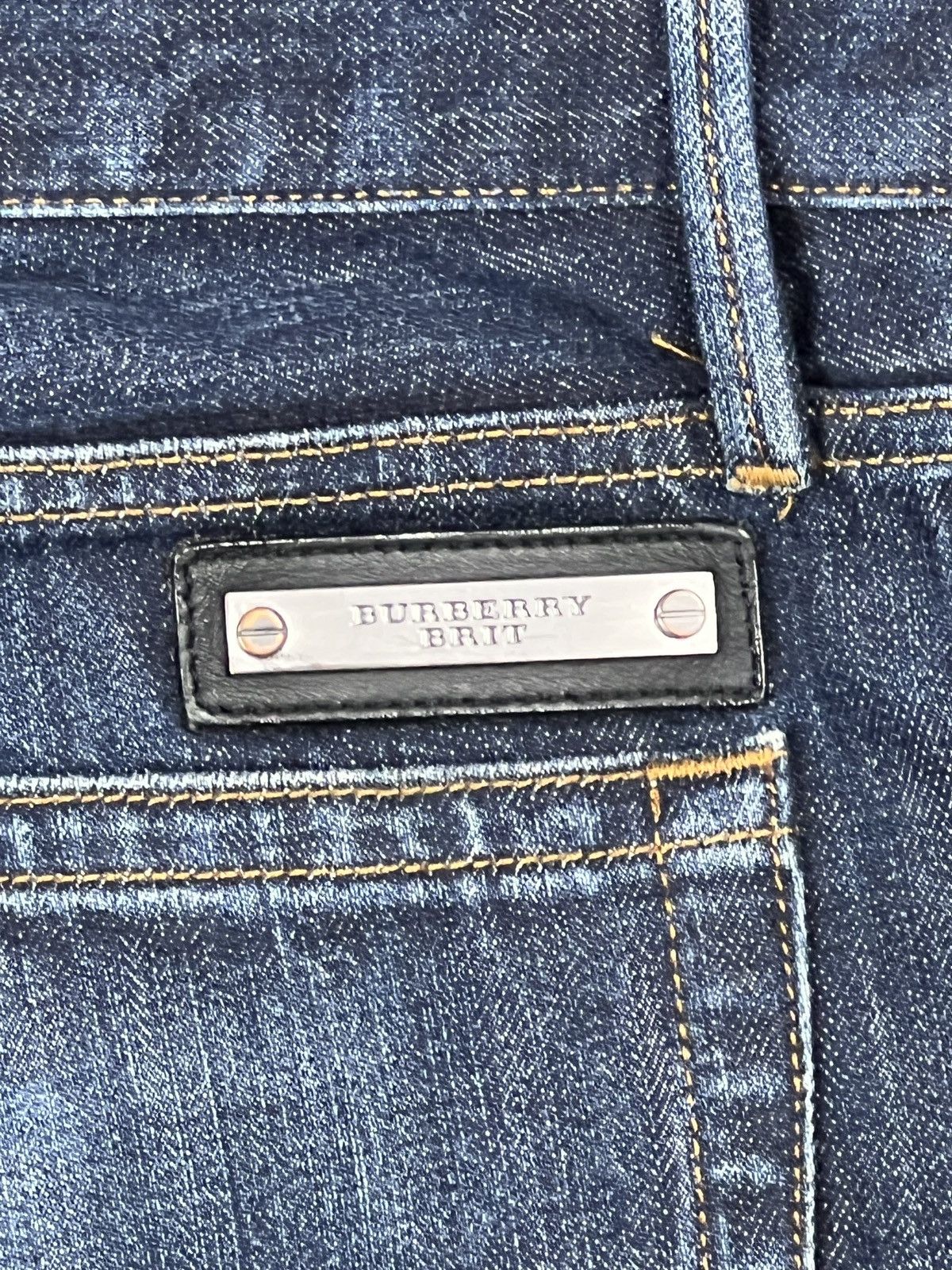 Burberry Burberry Brit Steadman Slim Fit Denim Jeans Pants (Y0593) Size US 32 / EU 48 - 16 Thumbnail