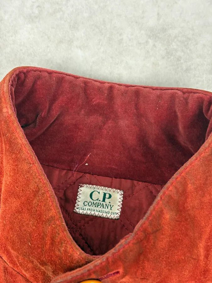 C.P. Company 1990s CP Company Red Suede Leather Jacket Size US M / EU 48-50 / 2 - 6 Thumbnail