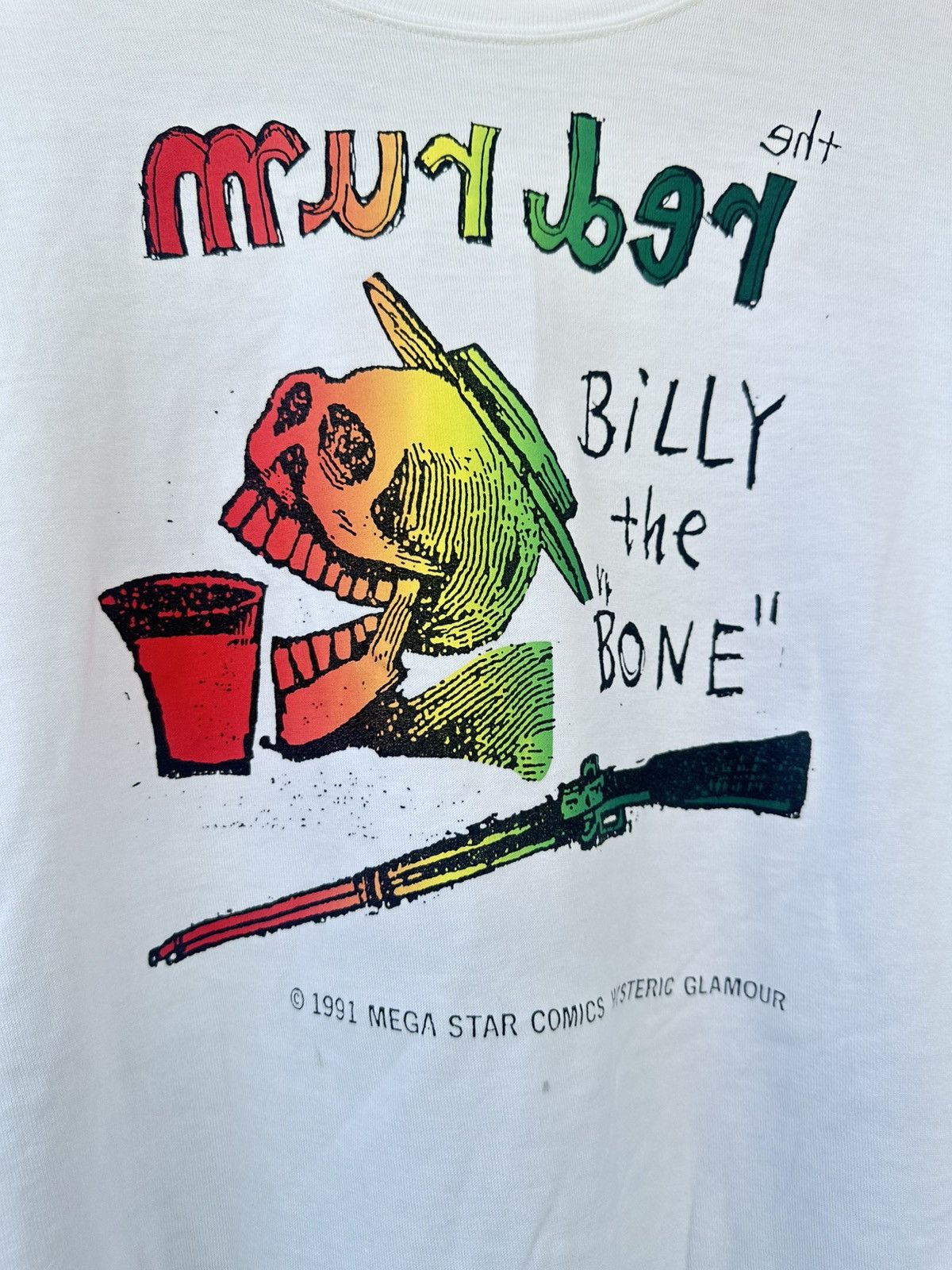 Hysteric Glamour Vintage 90s Hysteric Glamour The Red Rum “Billy The Bone” Size US L / EU 52-54 / 3 - 3 Thumbnail