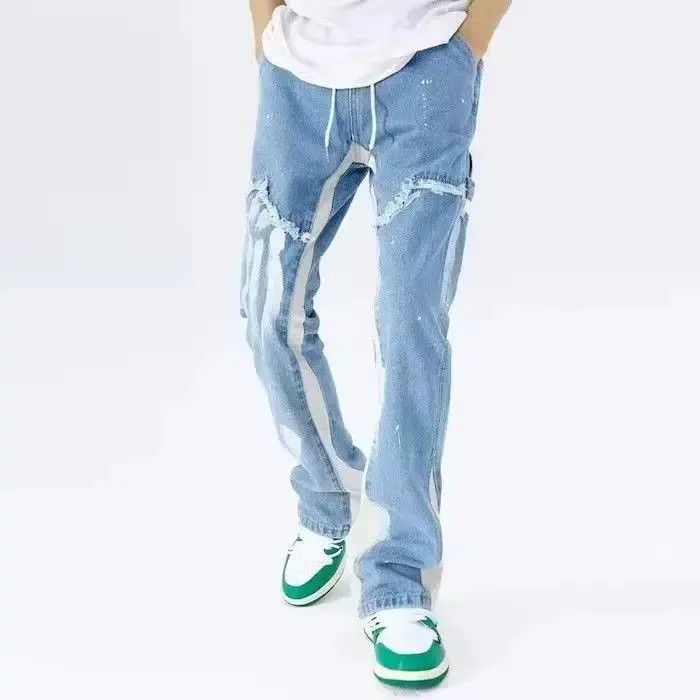 Japanese Brand Drawstring Art Denim Pant Size US 32 / EU 48 - 2 Thumbnail