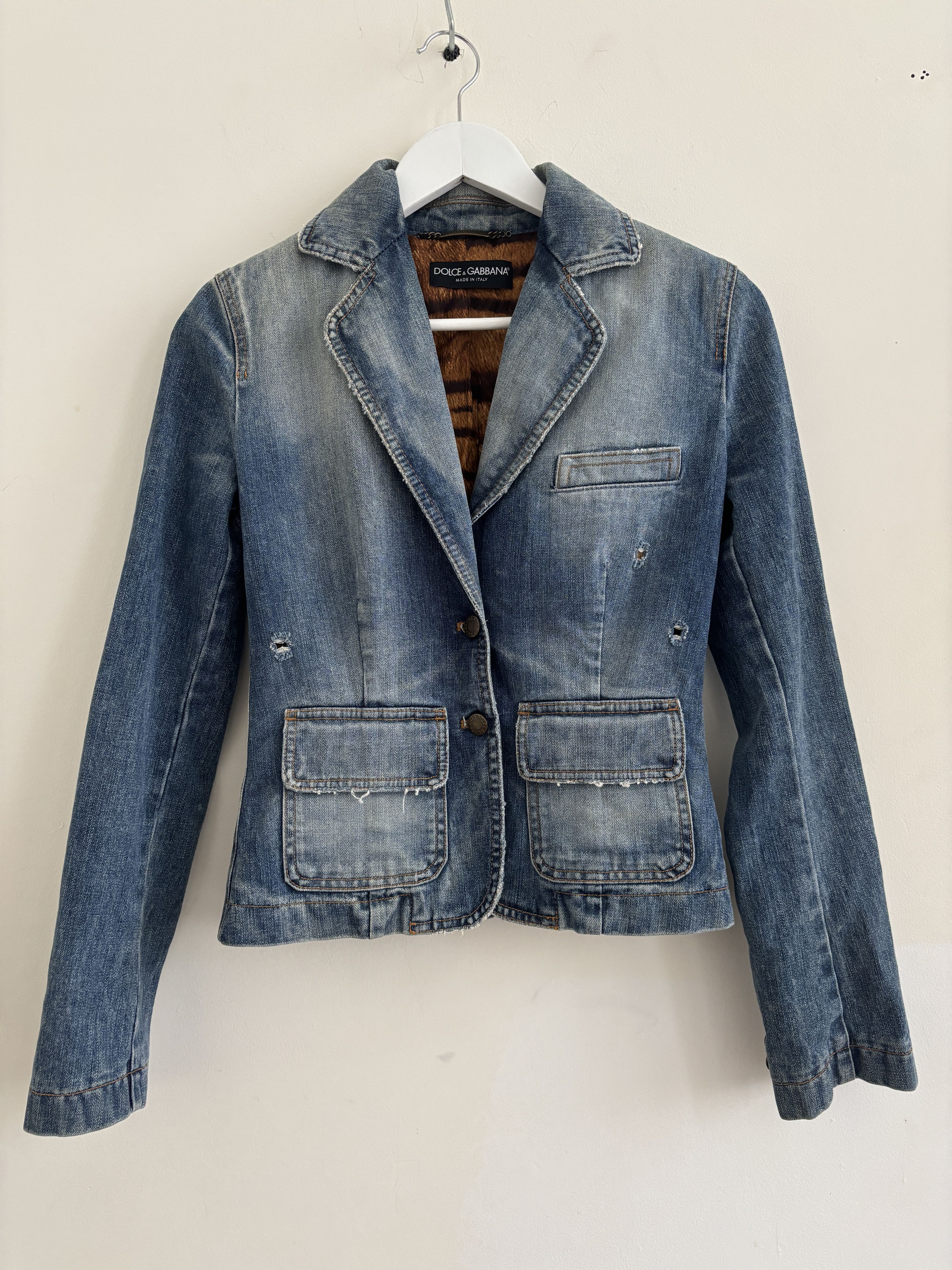 Dolce & Gabbana Dolce & Gabbana Jeans Jacket Size S / US 4 / IT 40 - 1 Thumbnail