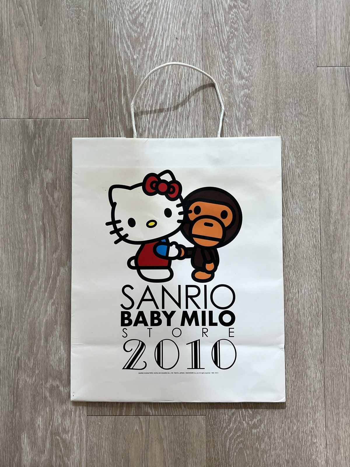 Bape Baby Milo x Sanrio Hello Kitty Large Shopping Bag 2010