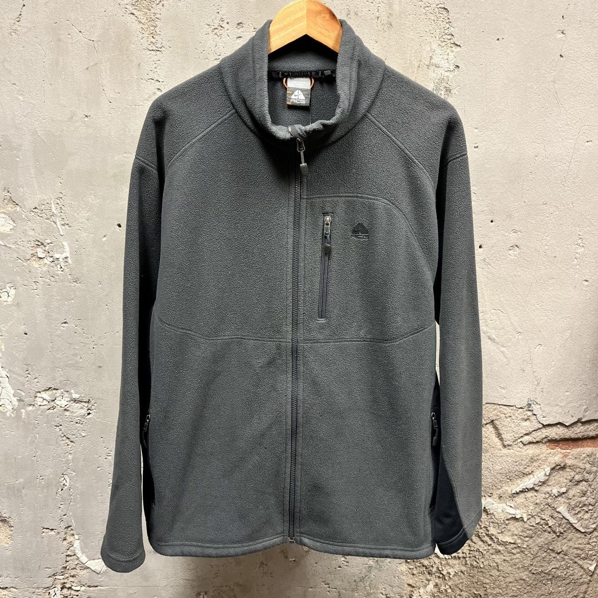 Nike ACG × Vintage Nike ACG Y2K Gray Fleece Tech Jacket Streetwear XL Gorpcore Size US XL / EU 56 / 4 - 1 Thumbnail