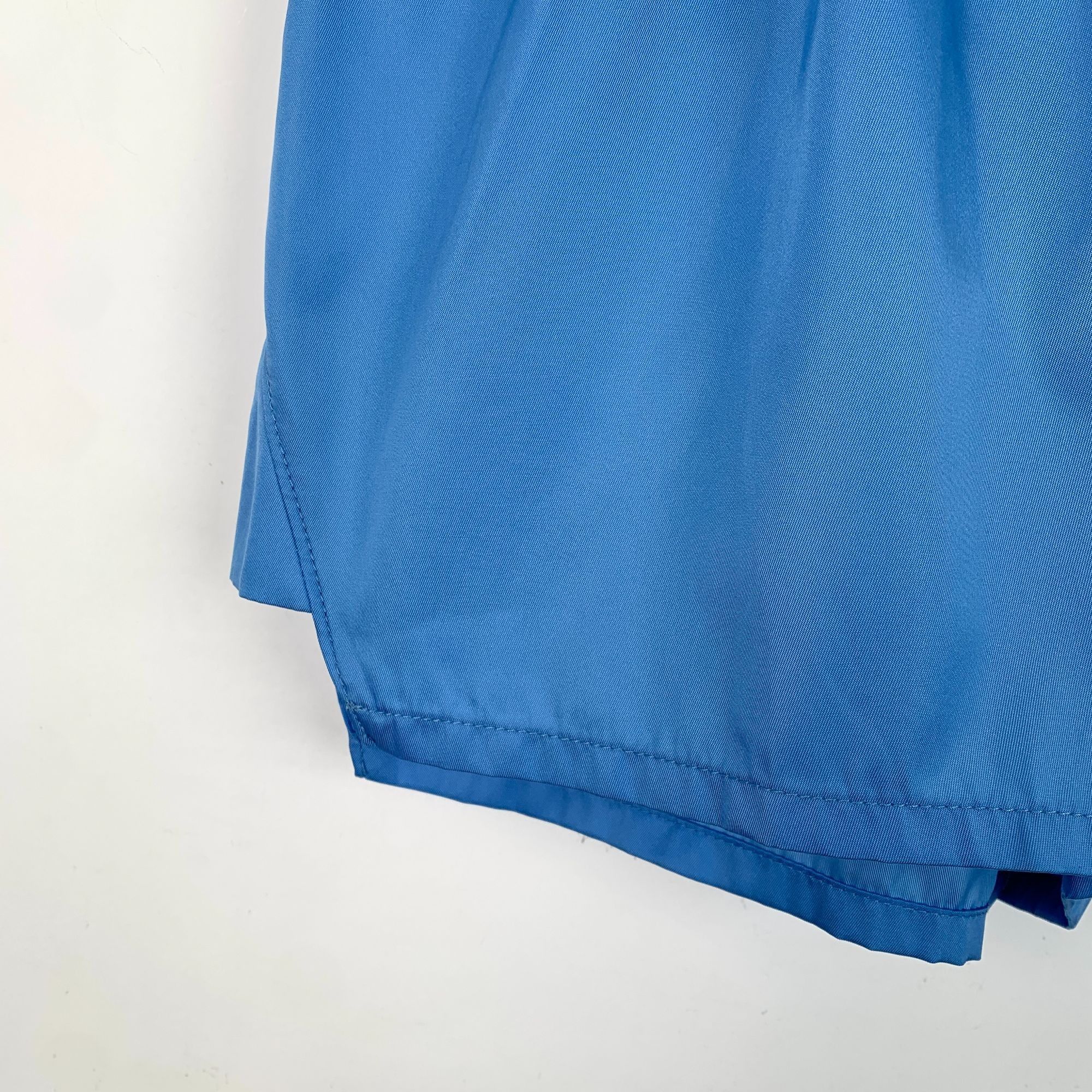 Prada H14208 Prada Womens Blue Nylon Elastic Waist Shorts Size 27" / US 4 / IT 40 - 4 Thumbnail