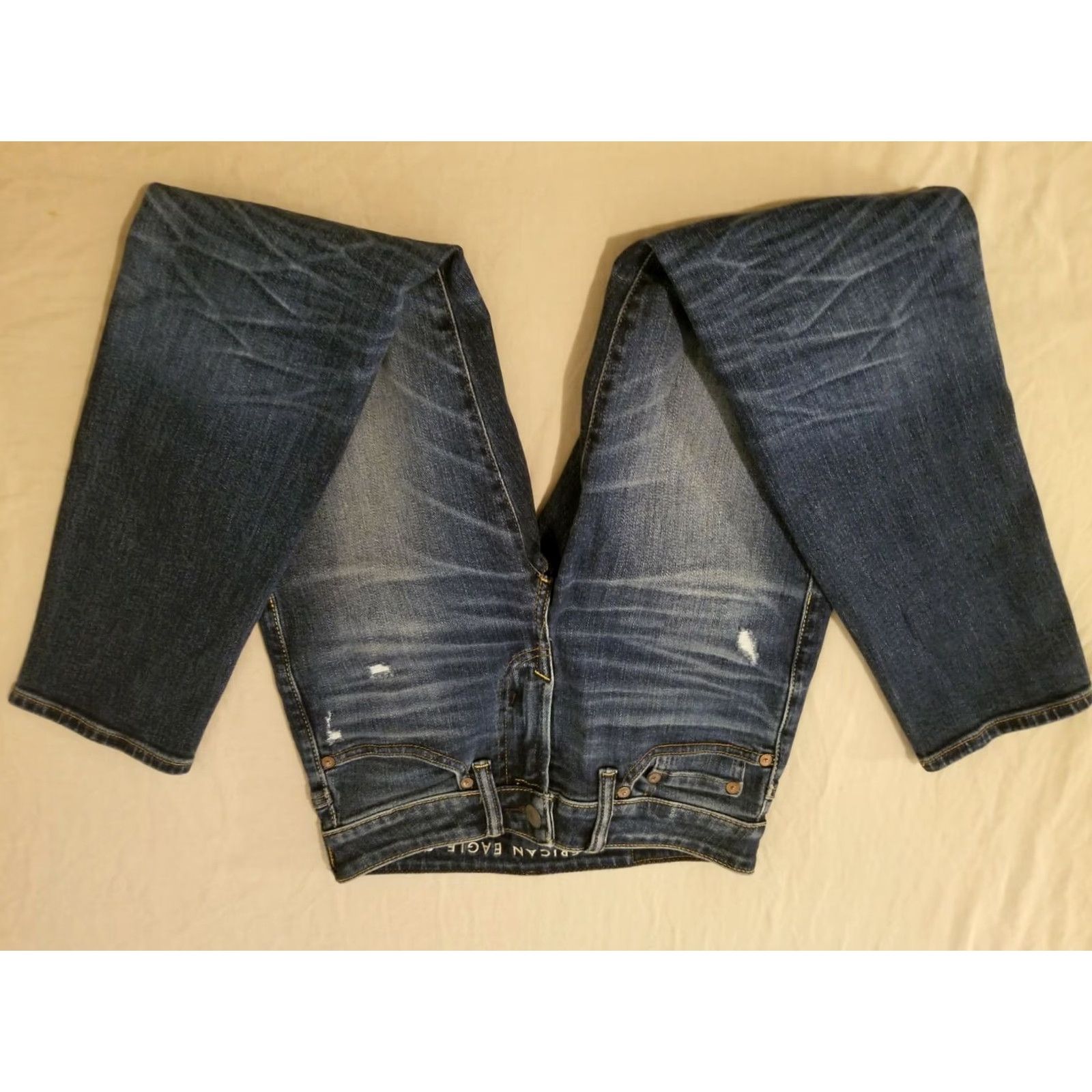 American Eagle Outfitters VINTAGE? Mens American Eagle Outfitters Jeans Skinny 26x28 Denim Blue 28 Inseam Mens Jeans Skinny 26x28 Denim Blue America Eagle Outfitters Jeans Size US 26 / EU 42 - 4 Thumbnail