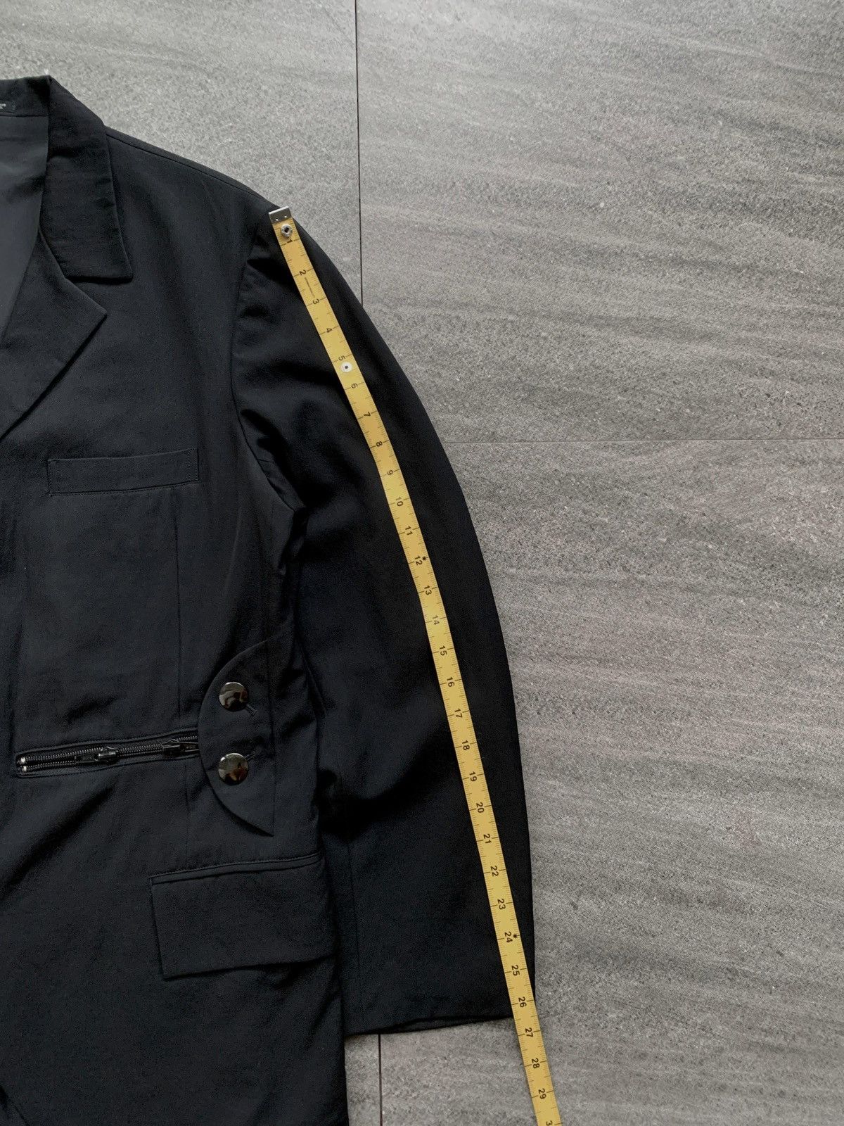 Yohji Yamamoto FREE TAX! Bondage Zipper Blazer Jacket Size 48R - 16 Thumbnail