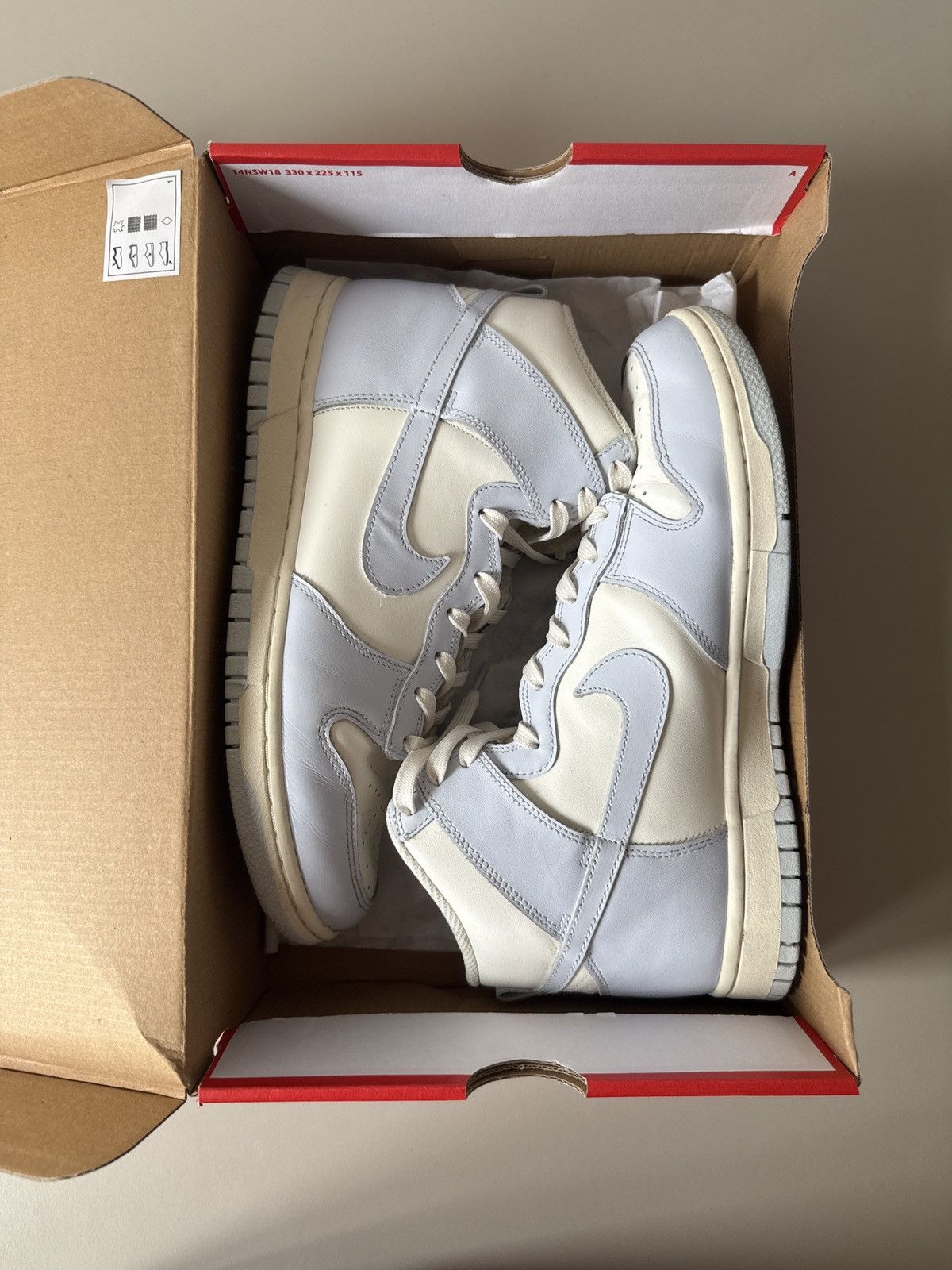 Nike Nike Dunk High Football Grey Size US 8.5 / EU 41-42 - 1 Thumbnail