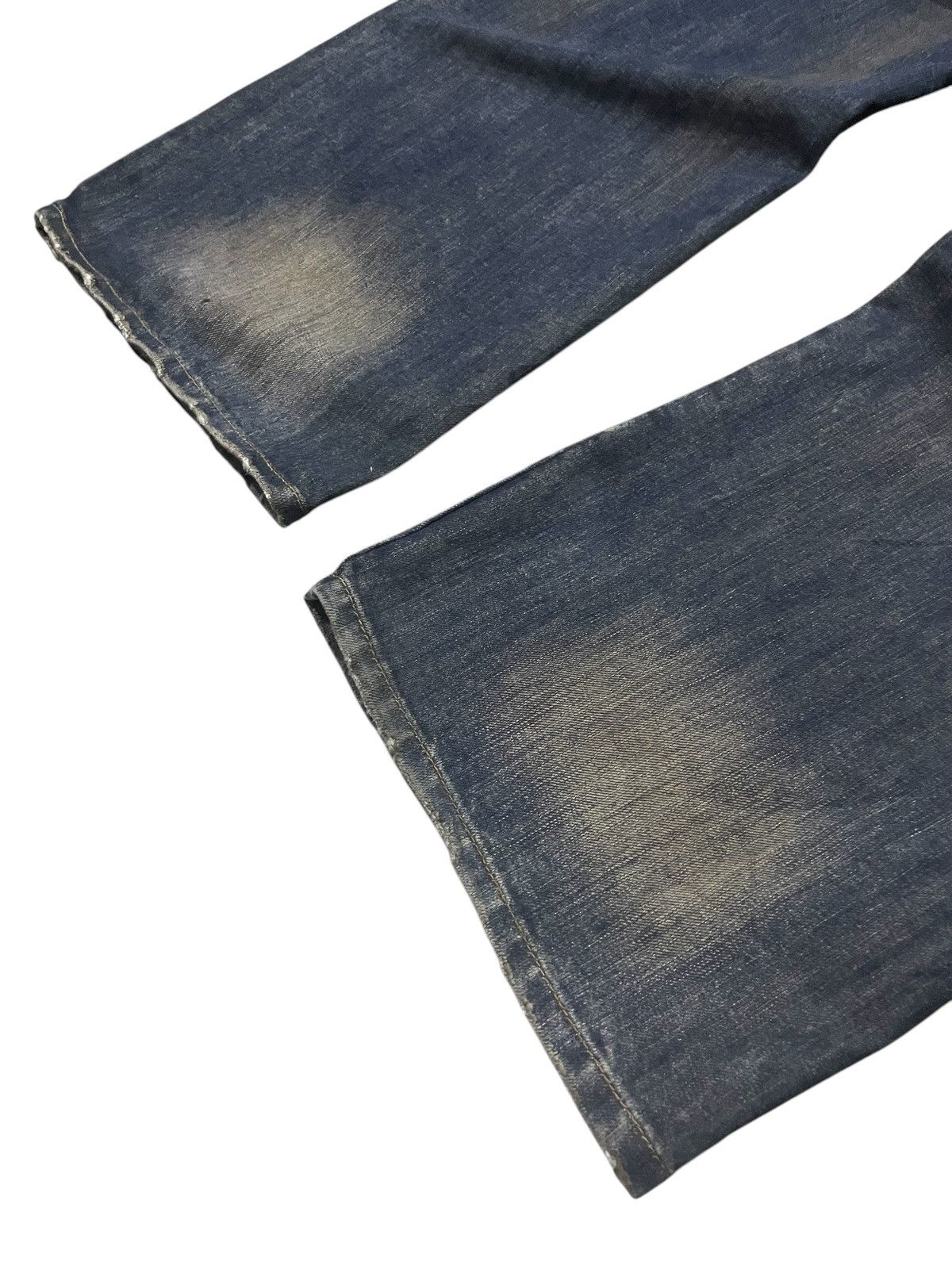 Hysteric Glamour × Japanese Brand × Valentino Rudolph Valentino Japan Mud Wash Baggy Loose Jeans Size US 32 / EU 48 - 14 Thumbnail