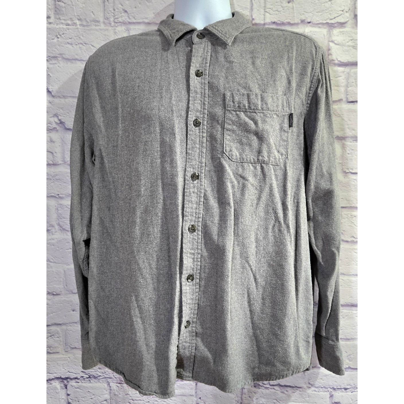 Eddie Bauer Eddie Bauer Gray Button Flannel Men's Shirt XL Long Sleeves Size US XL / EU 56 / 4 - 1 Thumbnail