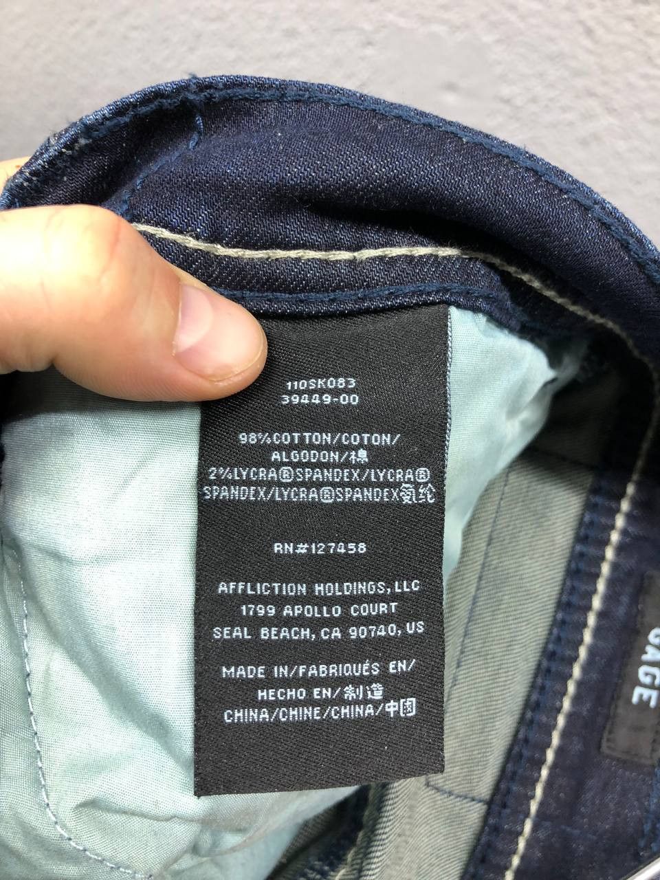 Affliction Affliction mens jeans Gage W 36 Size US 36 / EU 52 - 14 Thumbnail
