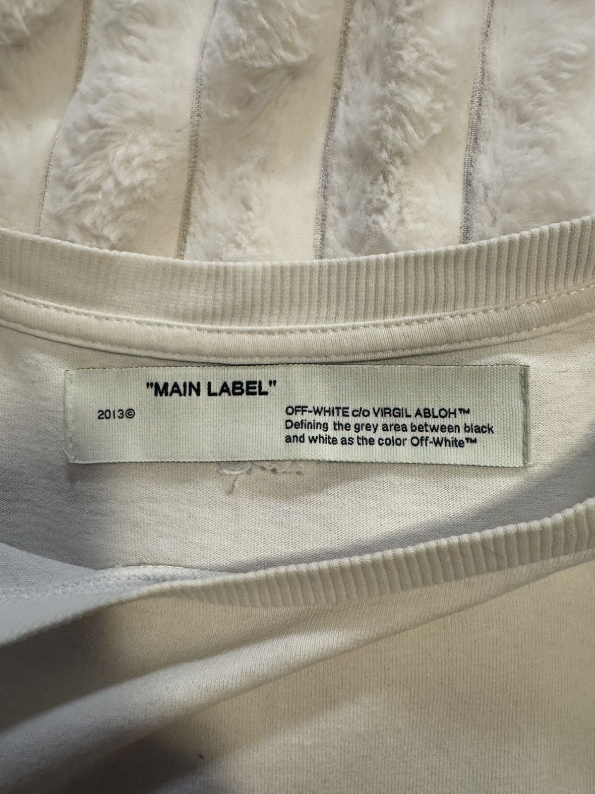 Off-White Off-white Tee - Blue and white X Tee Size US L / EU 52-54 / 3 - 3 Thumbnail