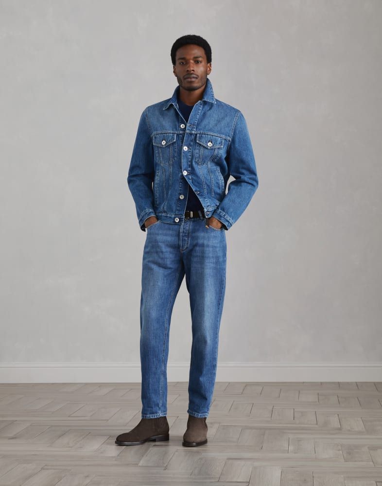 Brunello Cucinelli o1w1db10825 T-Shirt in Blue Size US S / EU 44-46 / 1 - 5 Thumbnail