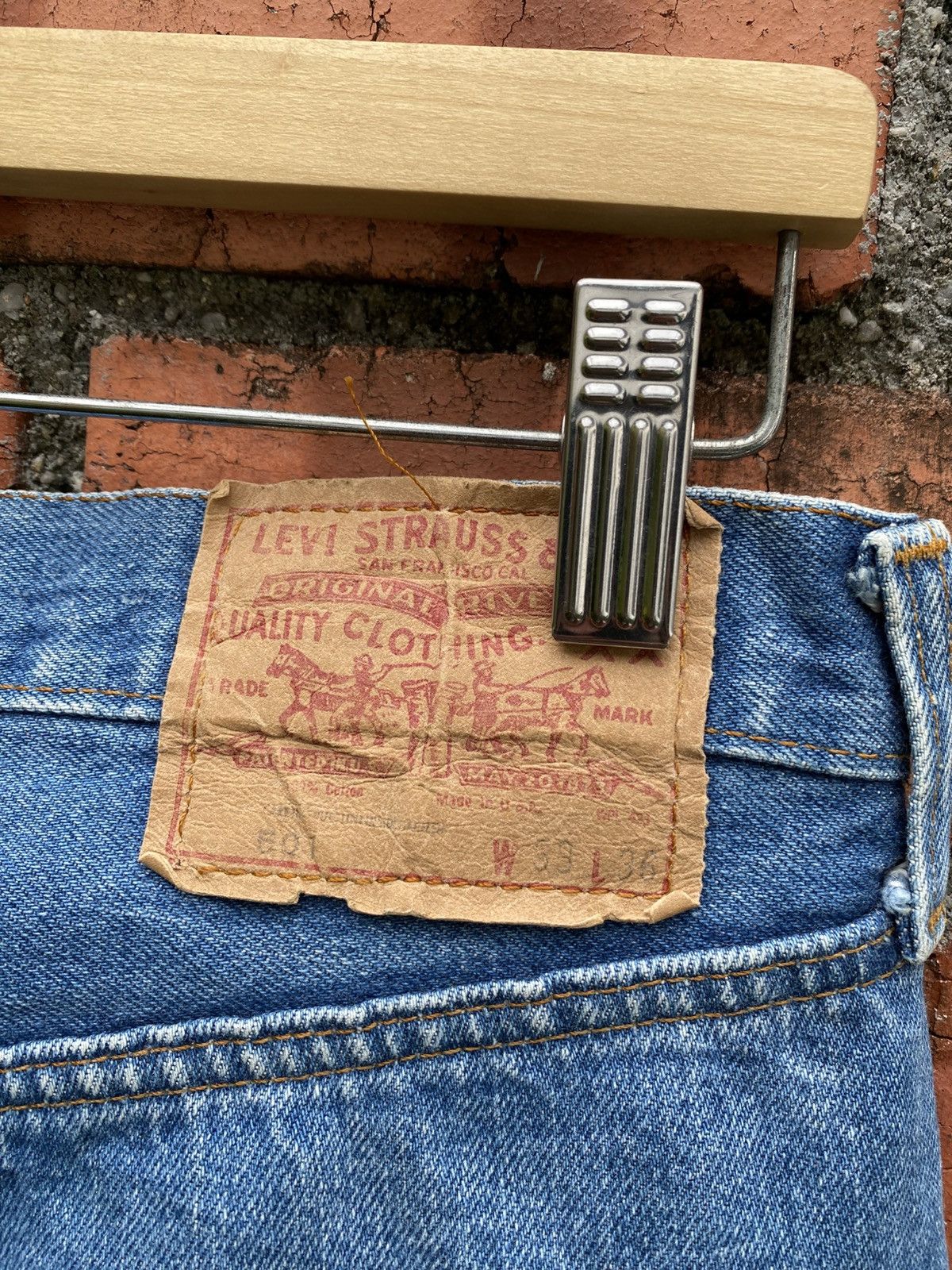 Levi's Vintage Clothing W32x28 Vintage levi's 501 redline 80s made in USA Size US 32 / EU 48 - 4 Thumbnail