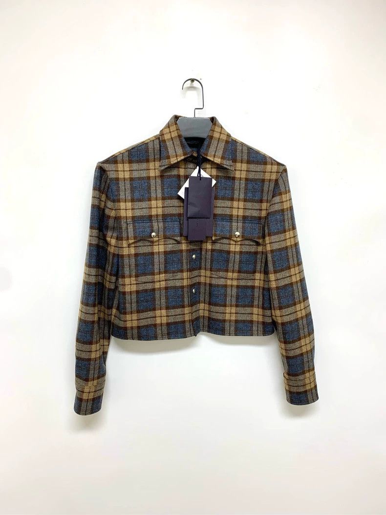Prada Plaid wool jacket 2501-Nextarrow